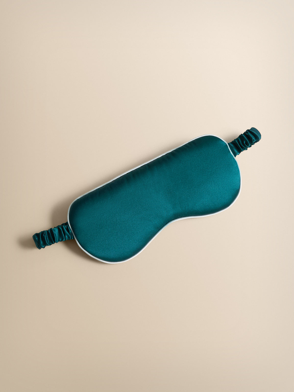 Bailey Silk Sleep Mask Peacock Green