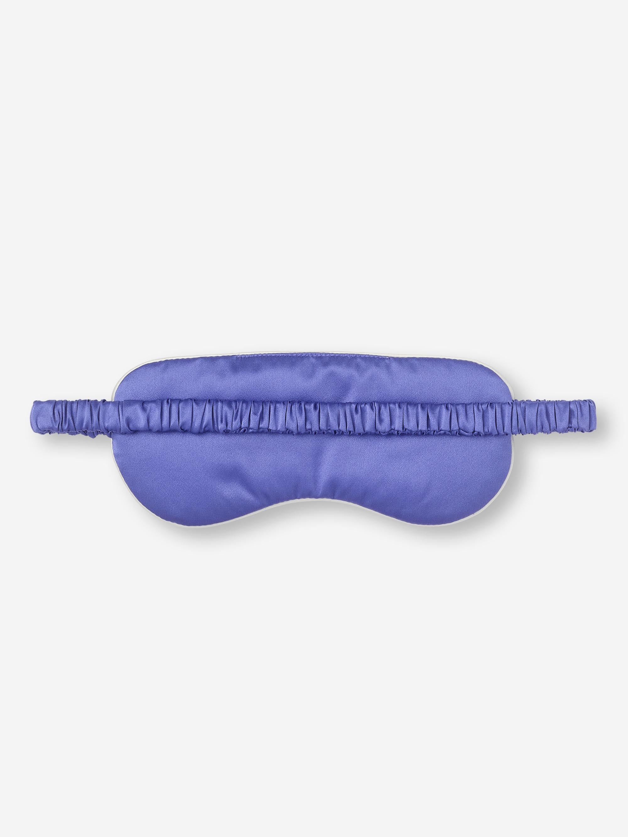 Eye Mask Silk Satin Amethyst Jungle Paisley Pattern