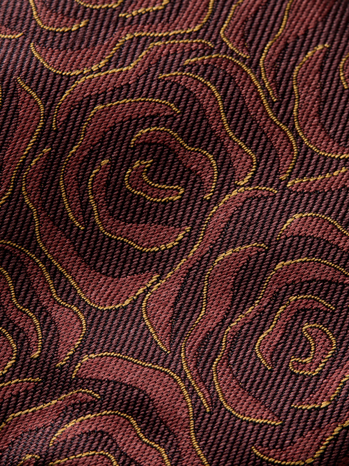 Verona Silk Jacquard Sleep Mask Red Rose