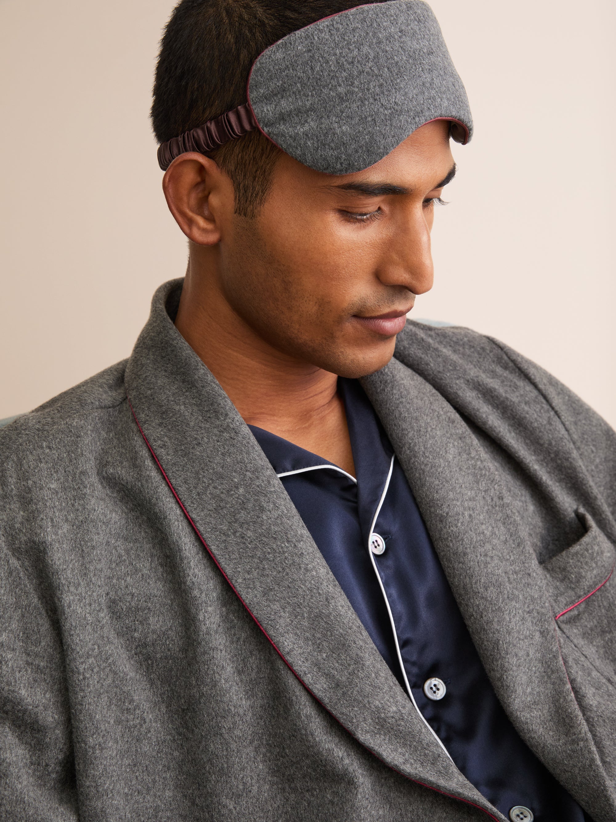 Eye Mask Duke Cashmere Charcoal
