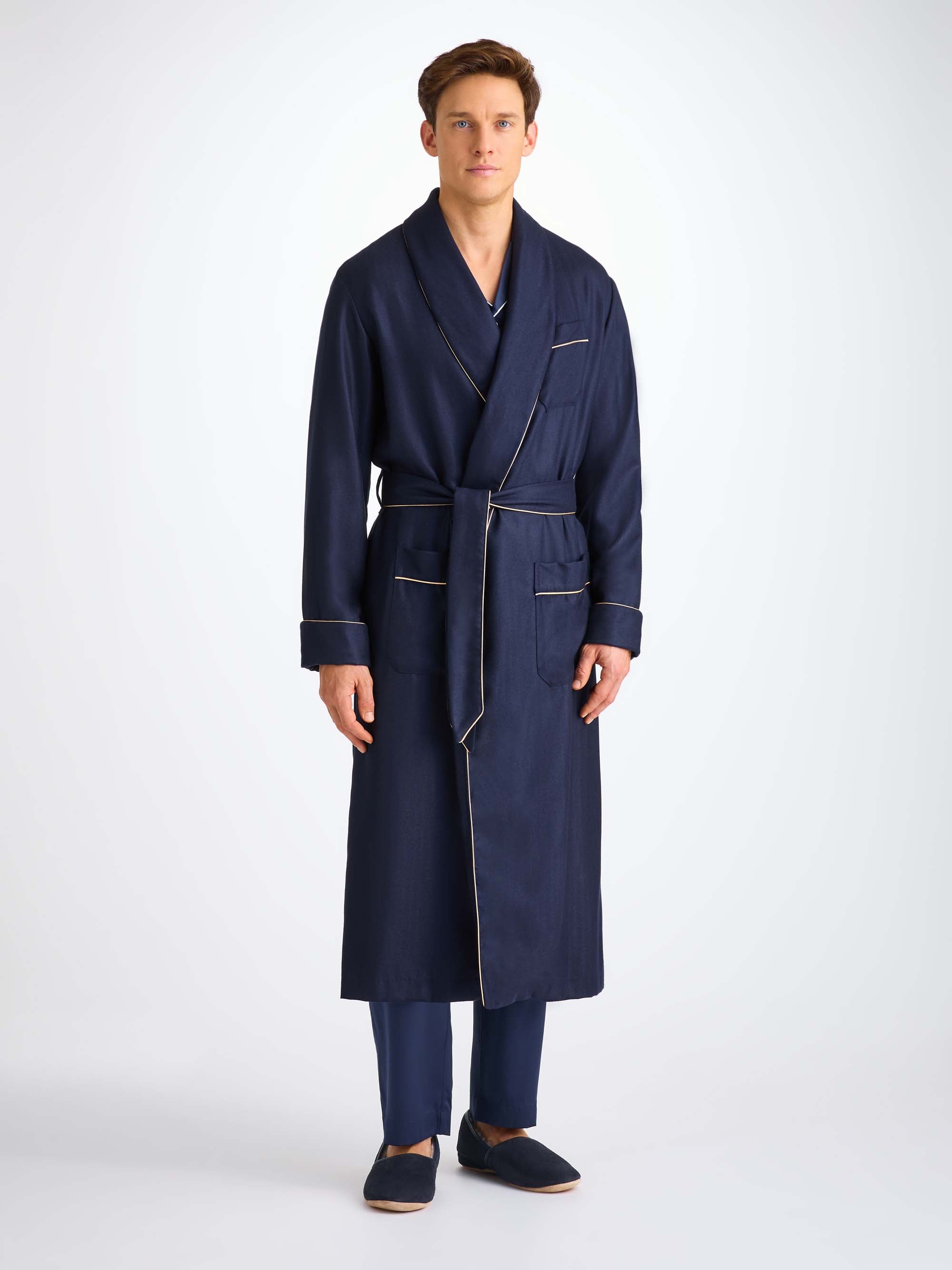 Men's Slippers Crawford Suede Sheepskin Navy