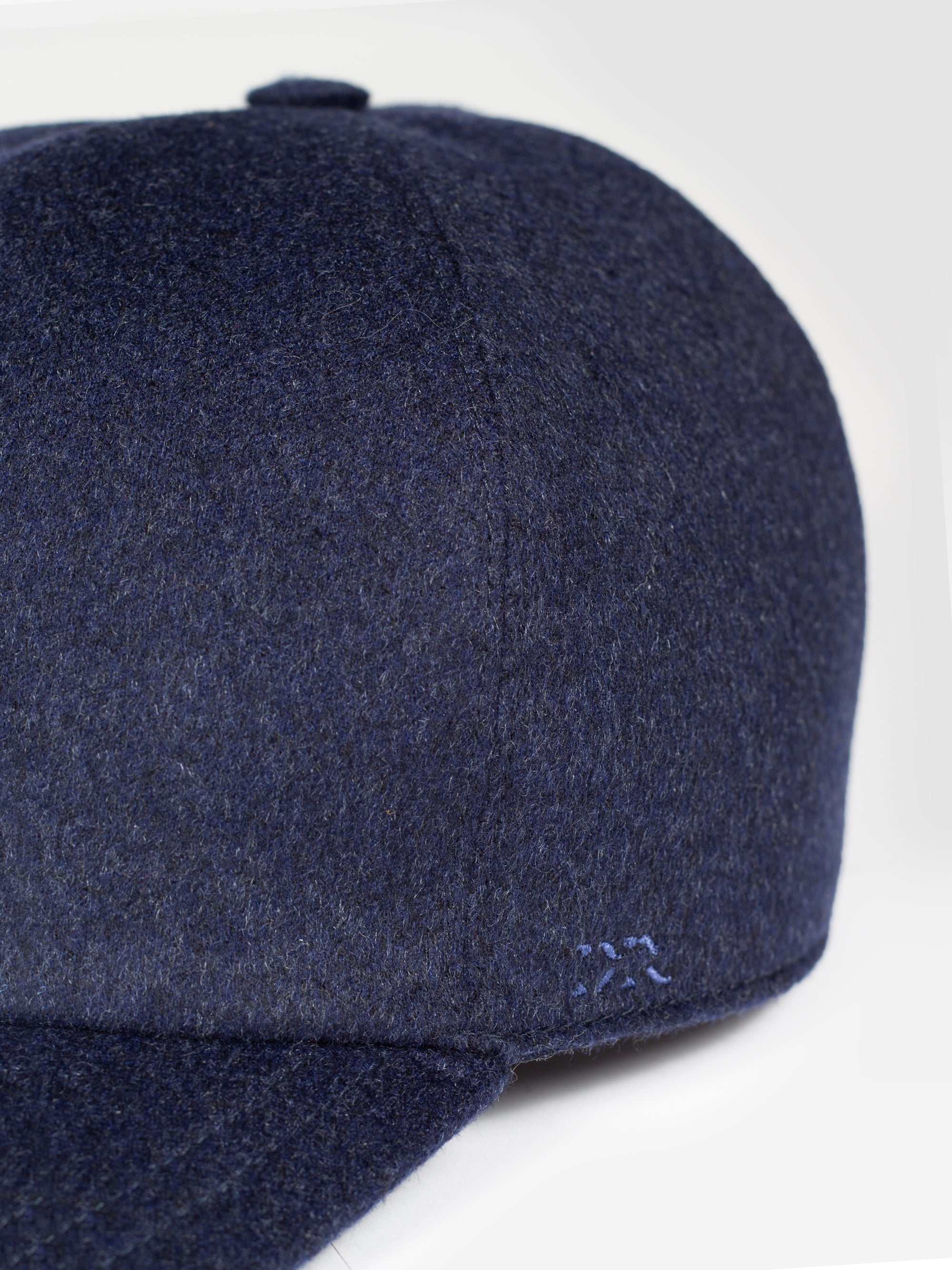 Cashmere Cap Navy Blue