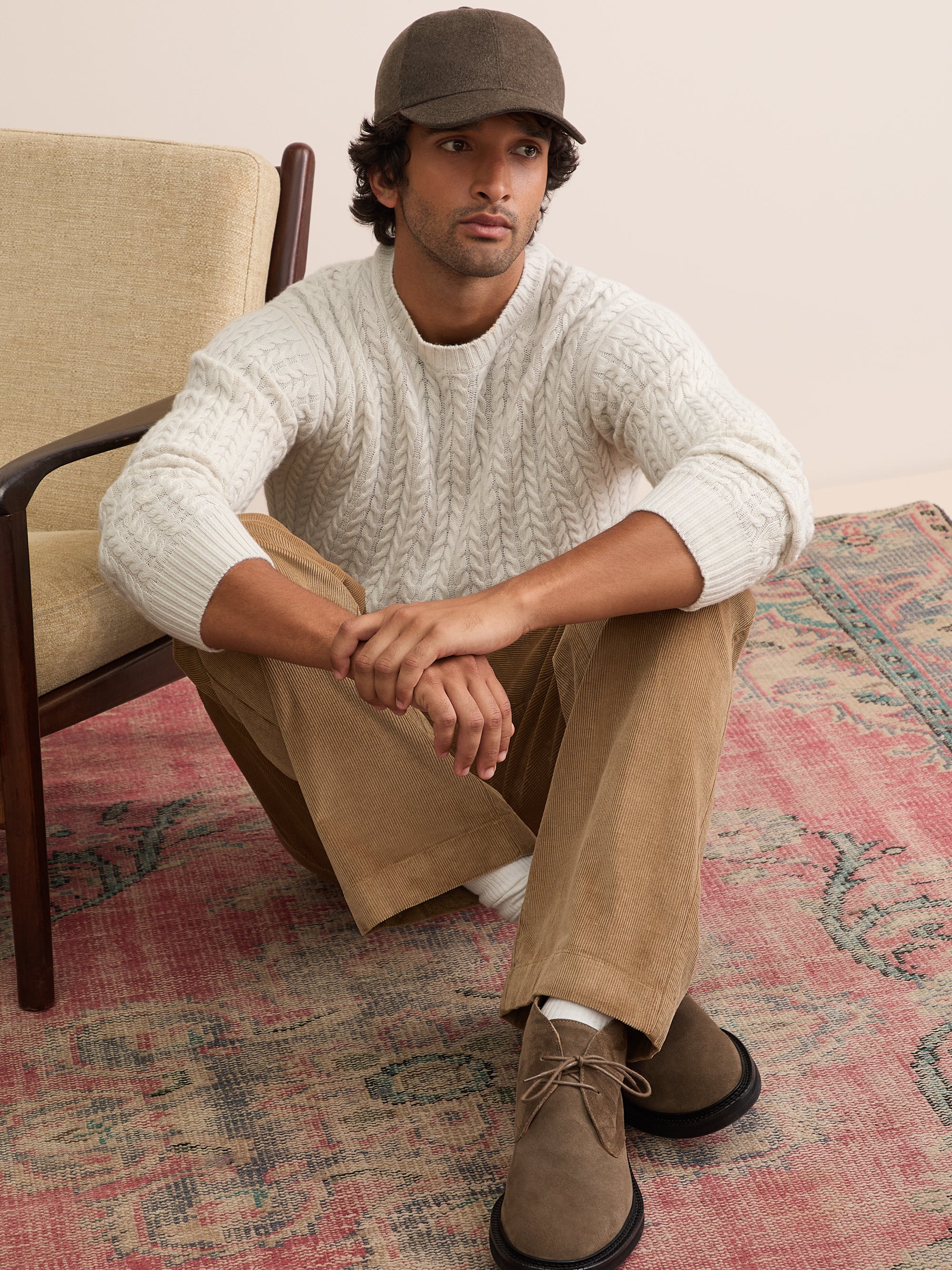 Duke Cashmere Cap Brown