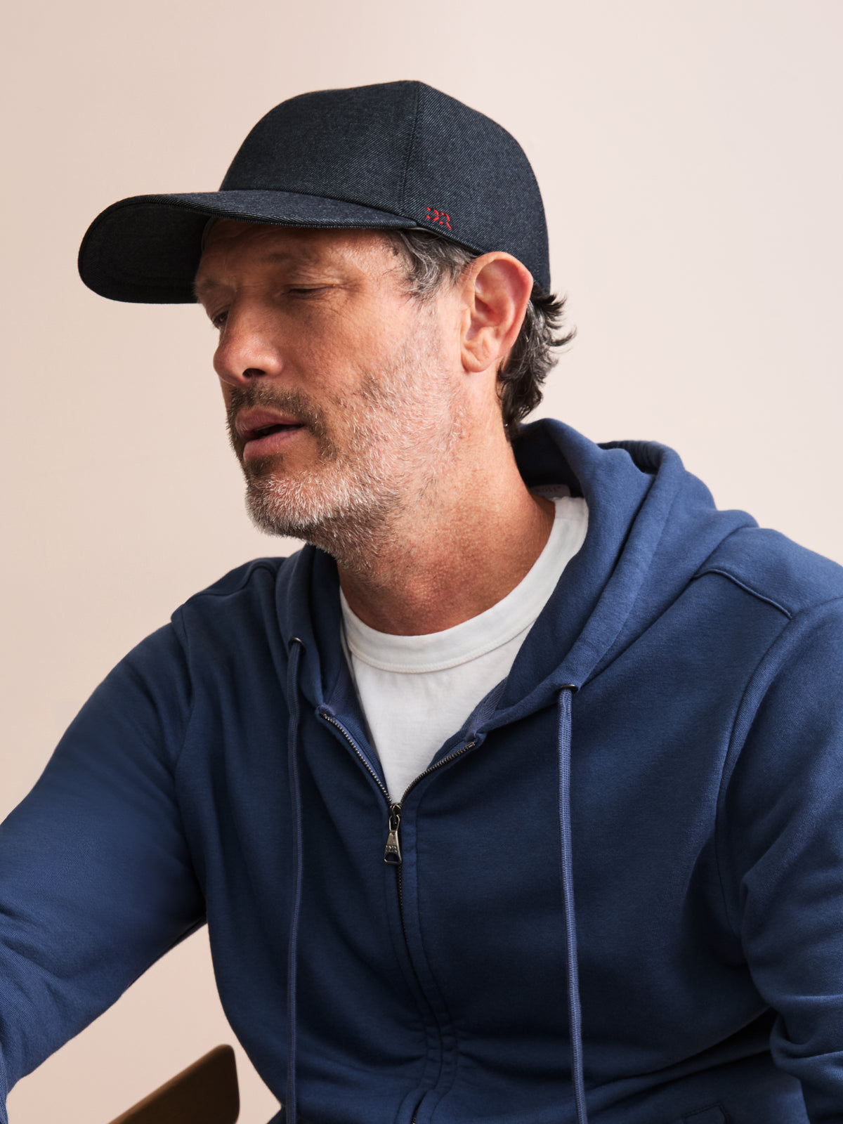 Duke Cashmere Cap Denim Blue