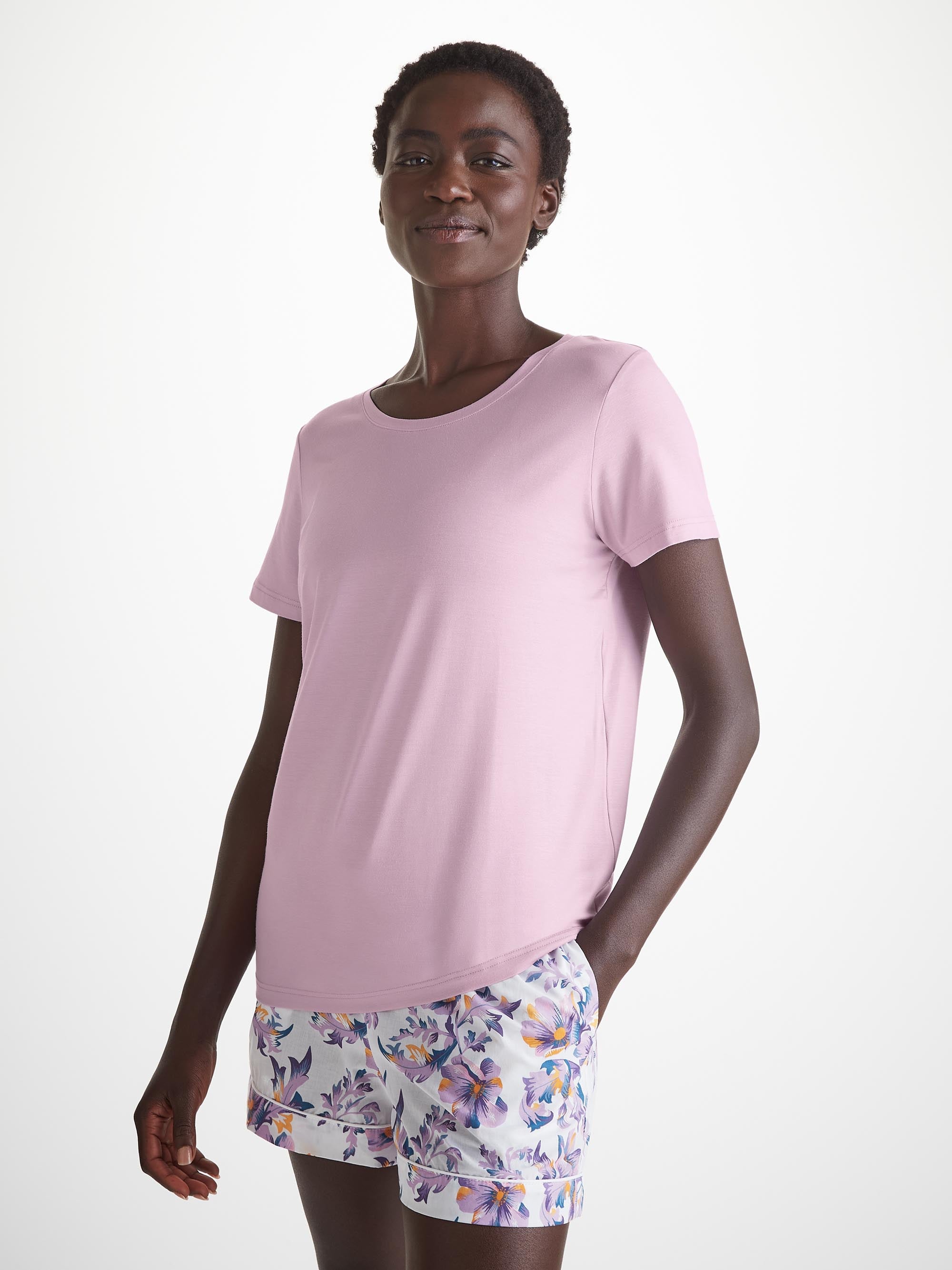 Women's T-Shirt Lara Micro Modal Stretch Wisteria