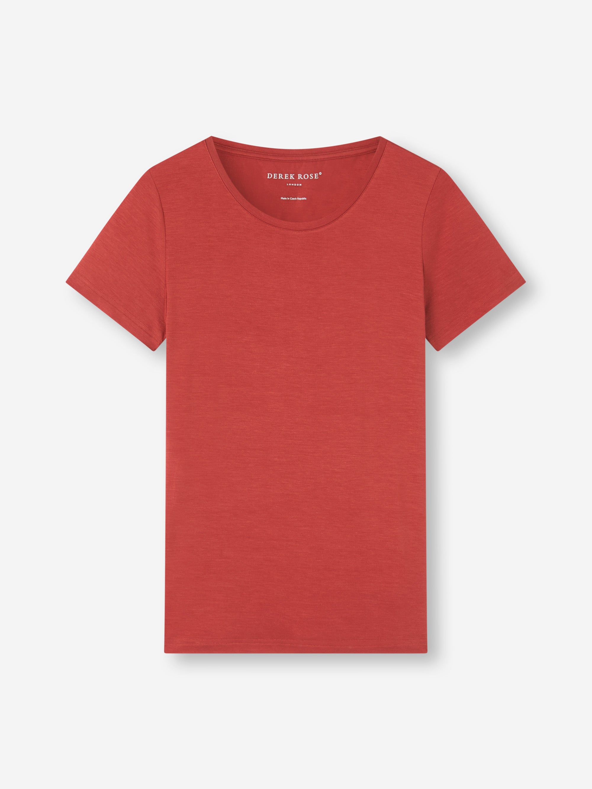 Women's T-Shirt Lara Micro Modal Stretch Rose Red