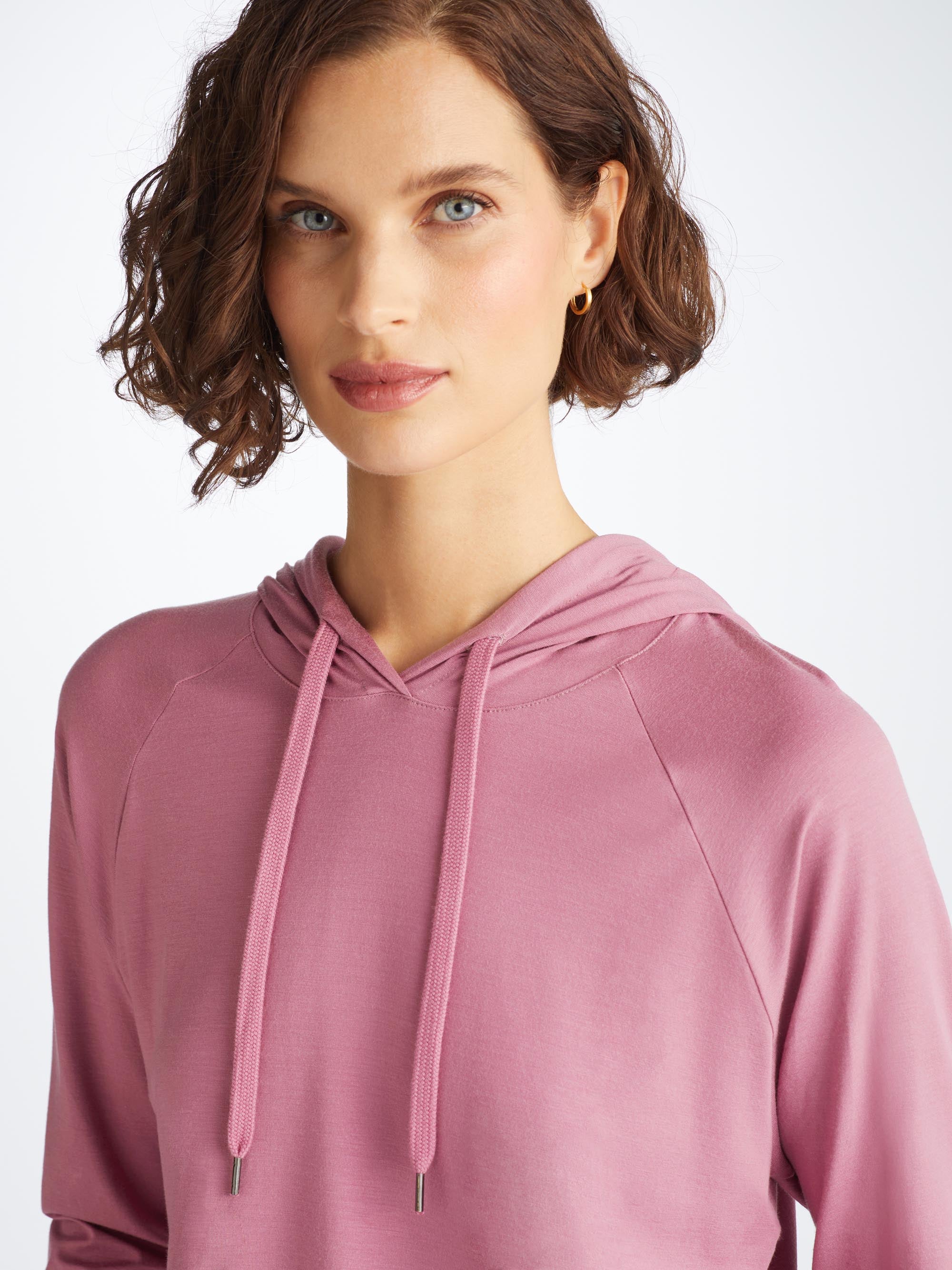 Women's Pullover Hoodie Basel Micro Modal Stretch Orchid Purple