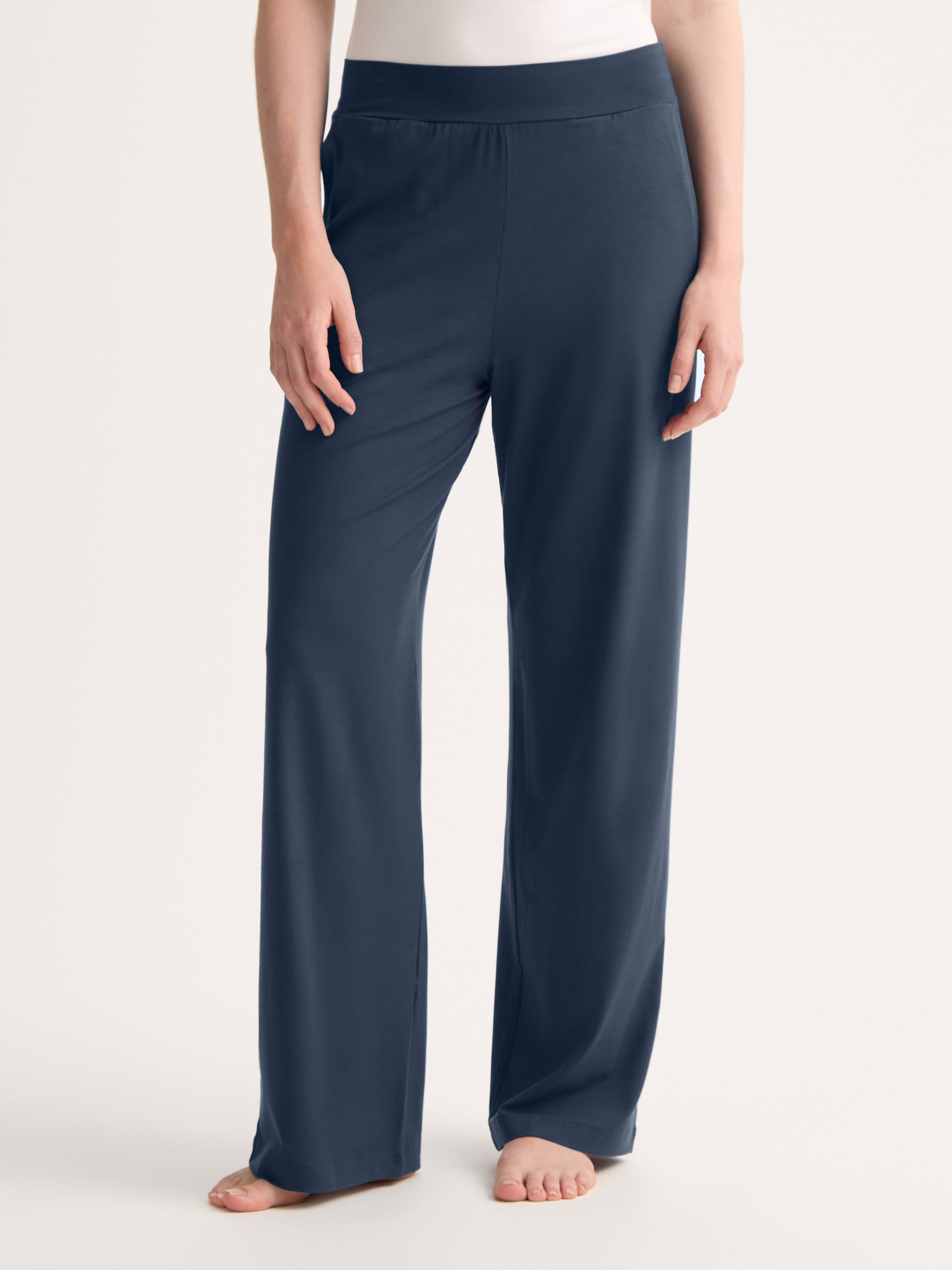 Women's Lounge Pants Basel Micro Modal Stretch Navy