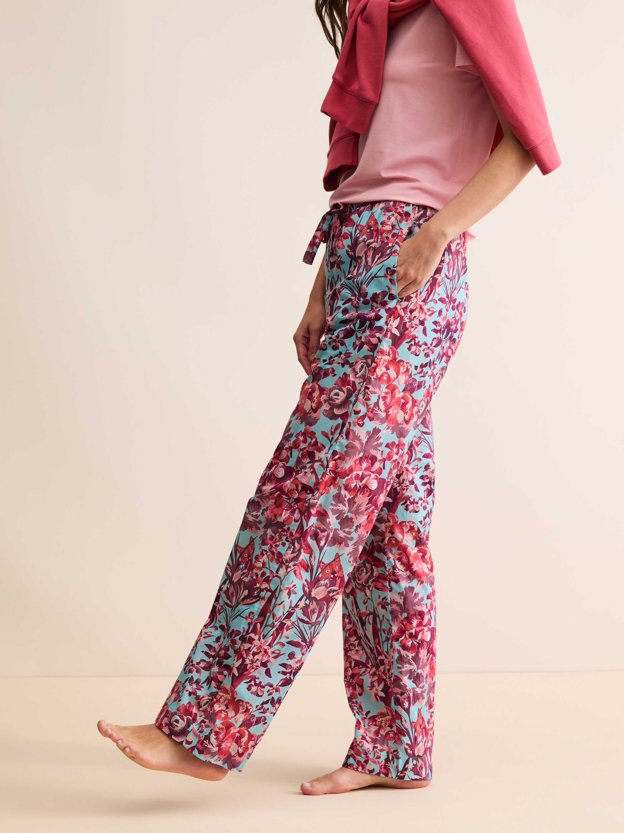 Women's Lounge Trousers London Garden Multi