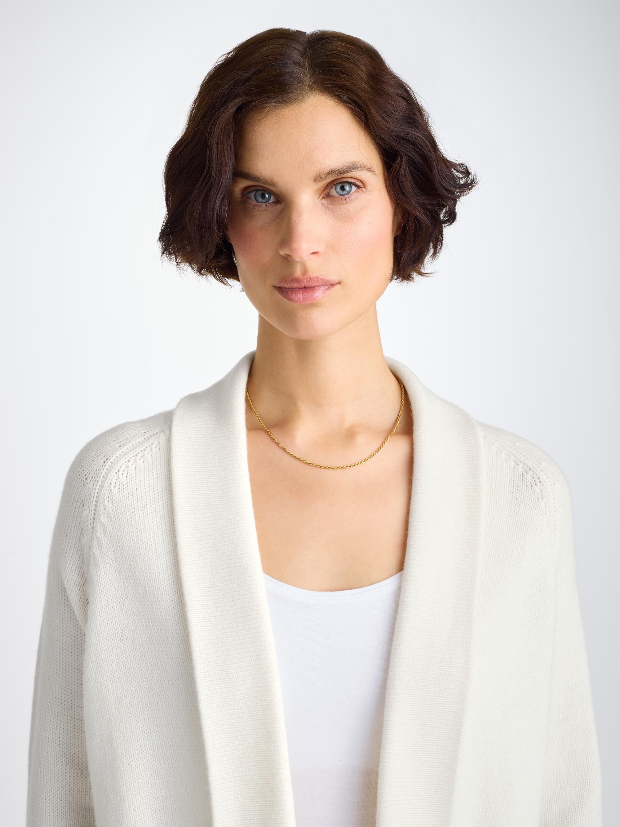 Women's Cardigan Nina Cashmere White