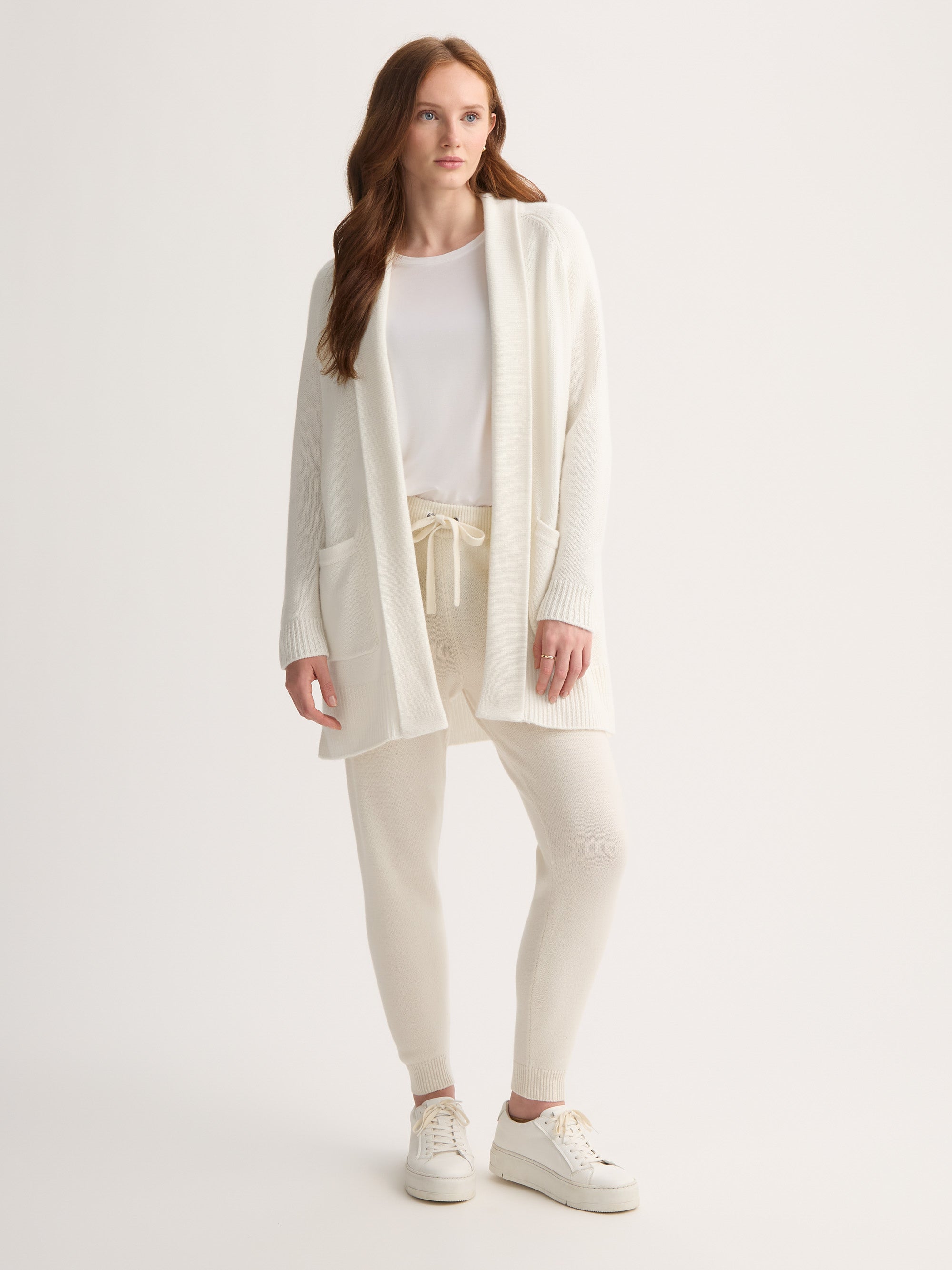 Women's Cardigan Nina Cashmere White