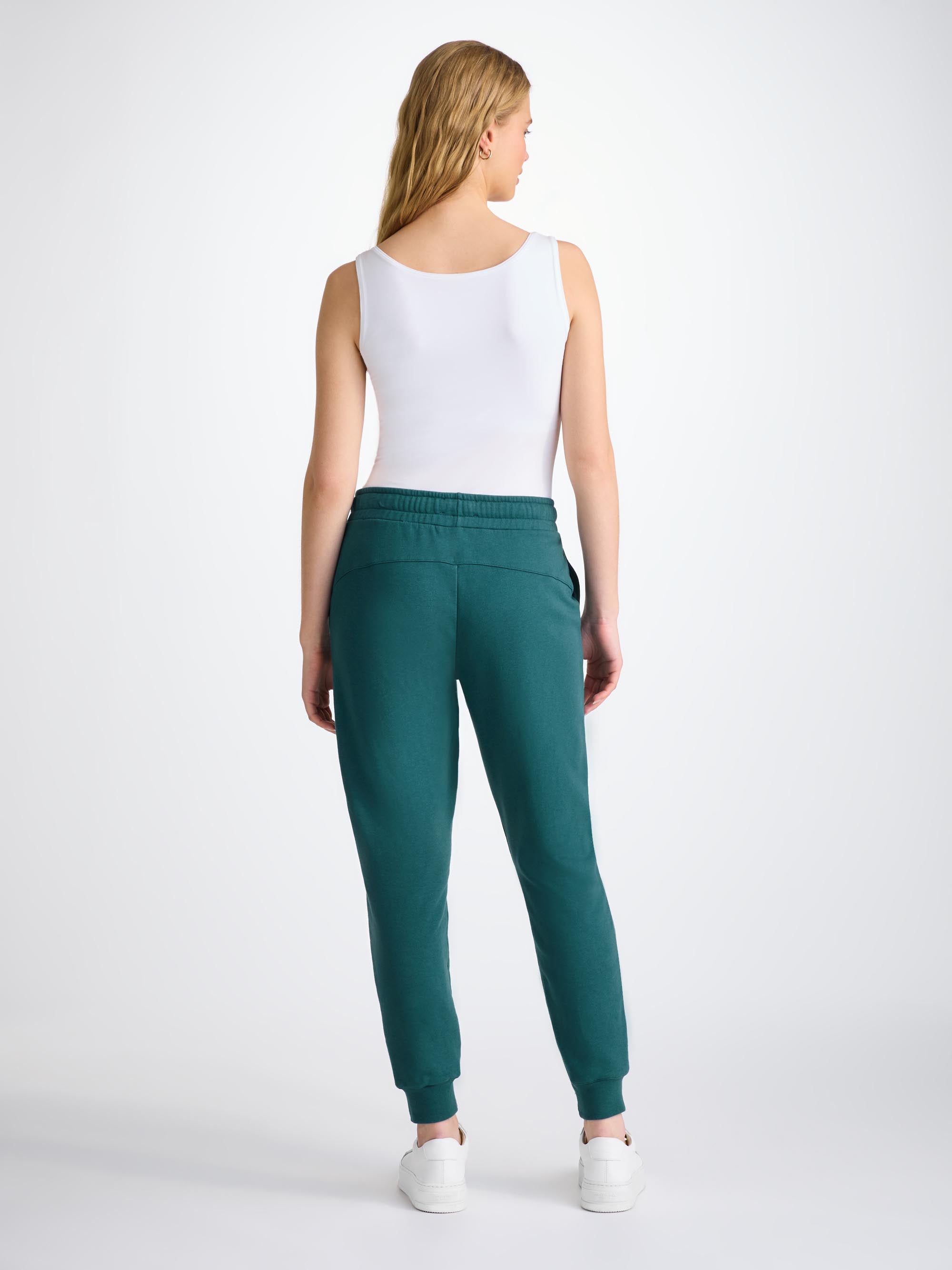 Women's Sweatpants Quinn Cotton Modal Pine Green