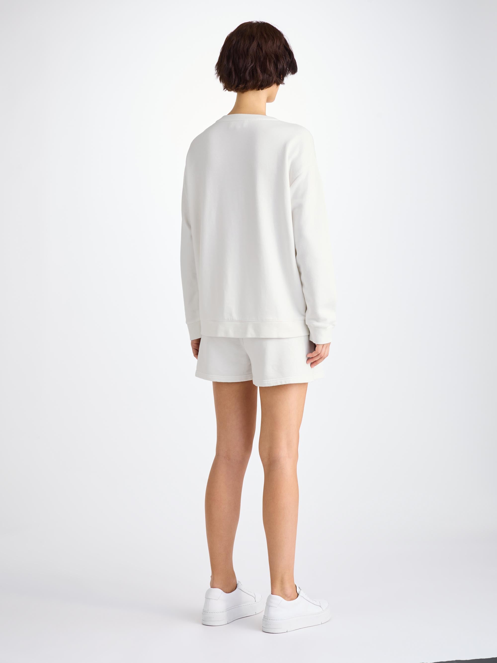 Women's Sweatshirt Quinn Cotton Modal White
