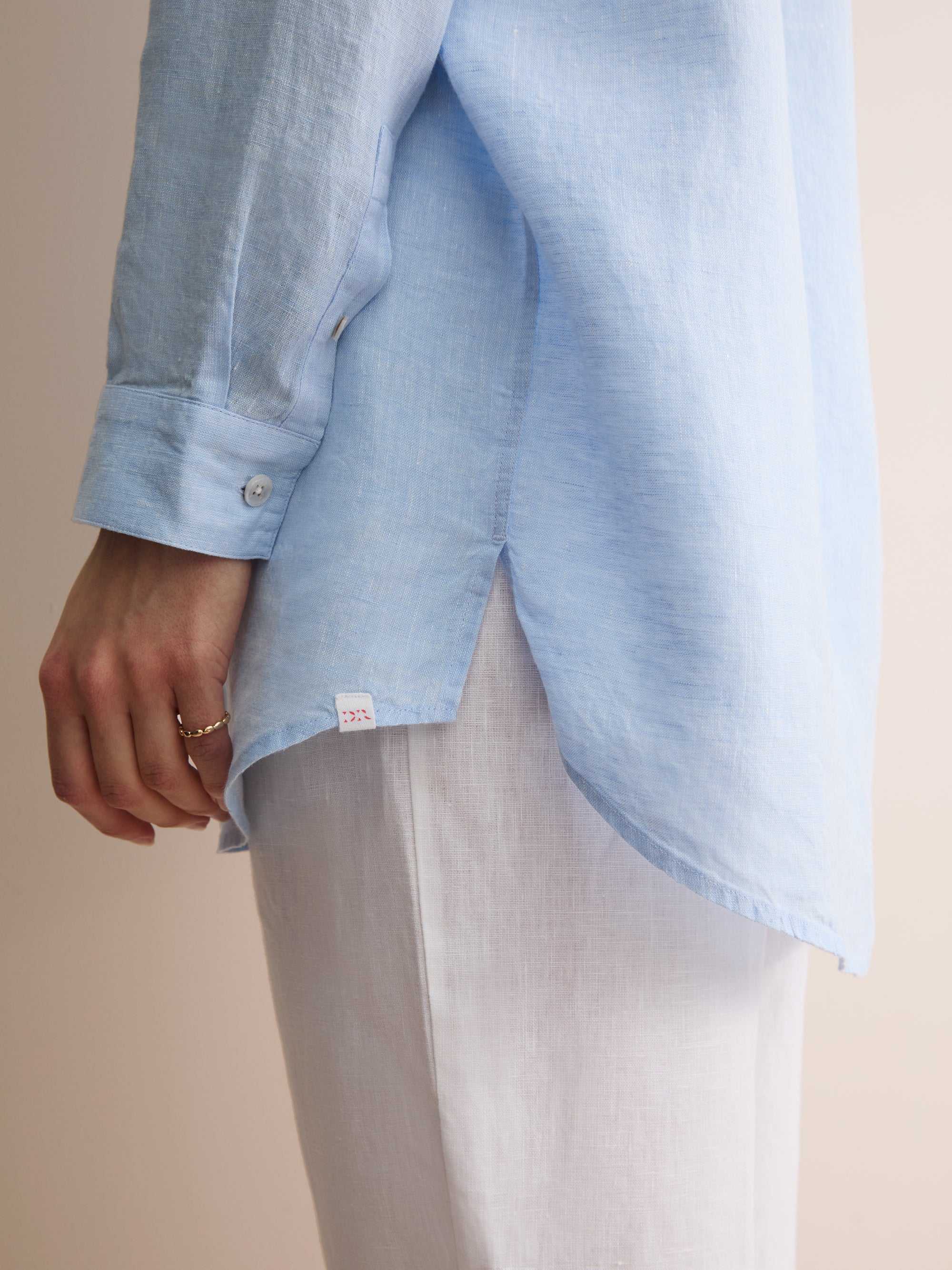 Women's Shirt Sicily Linen Sky Blue