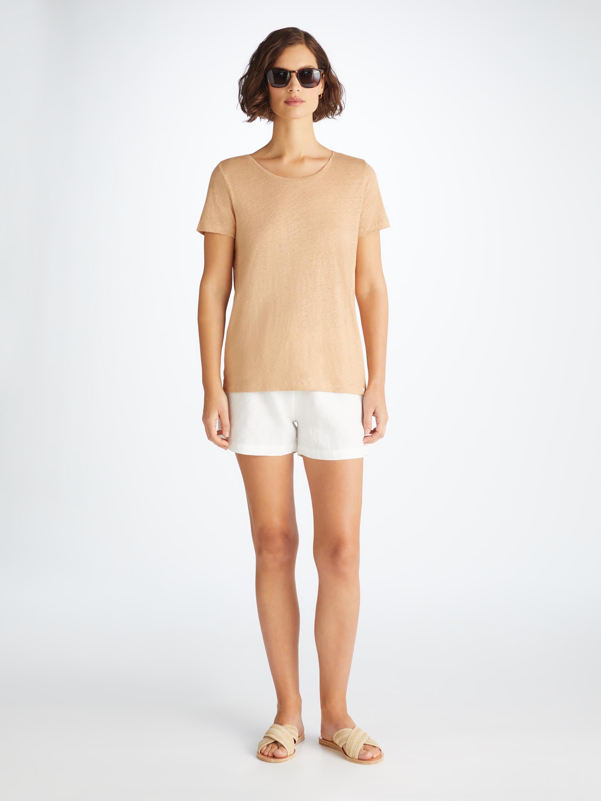 Jordan Linen T-Shirt Sand