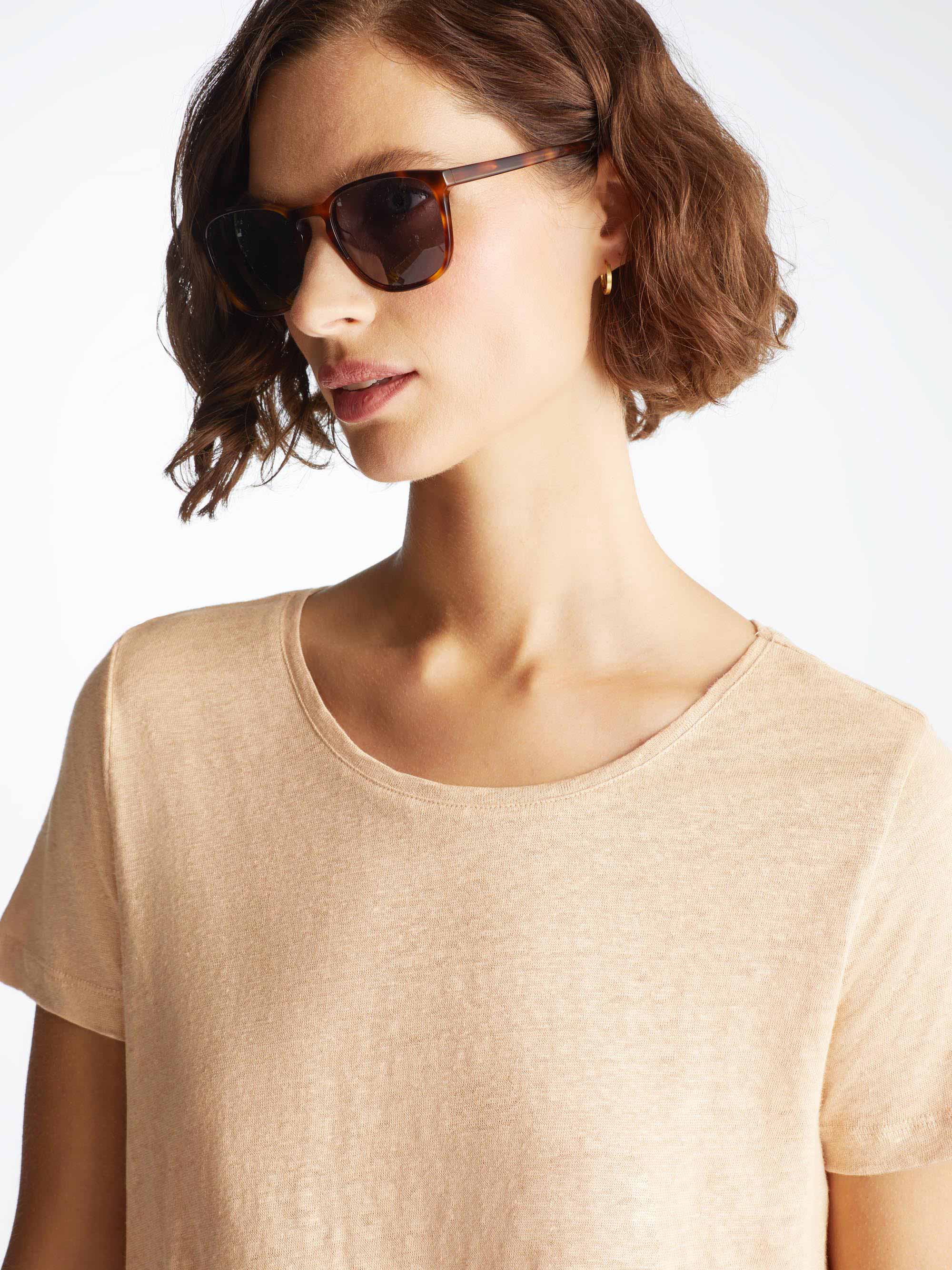 Jordan Linen T-Shirt Sand