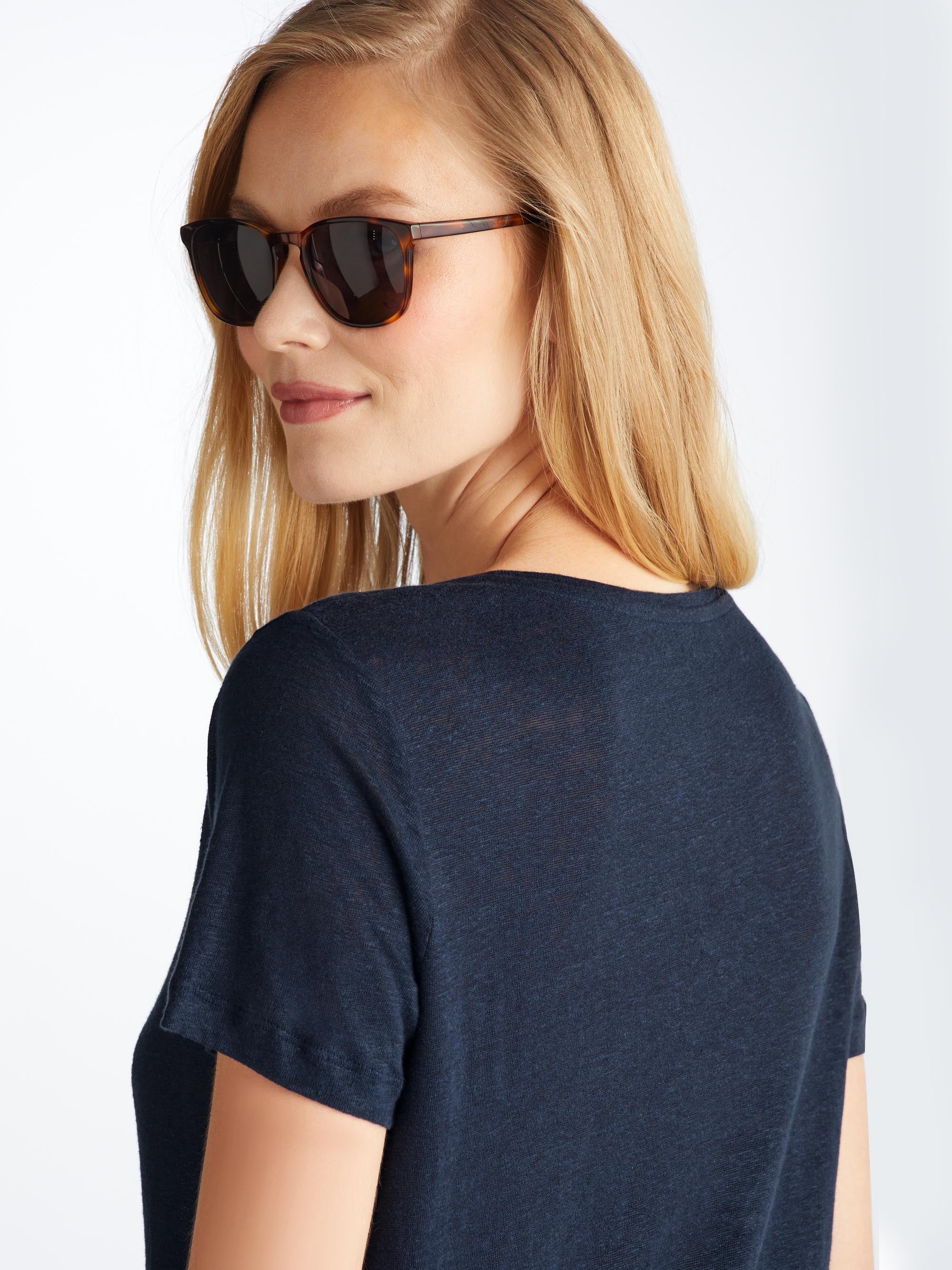 Women's T-Shirt Jordan Linen Navy