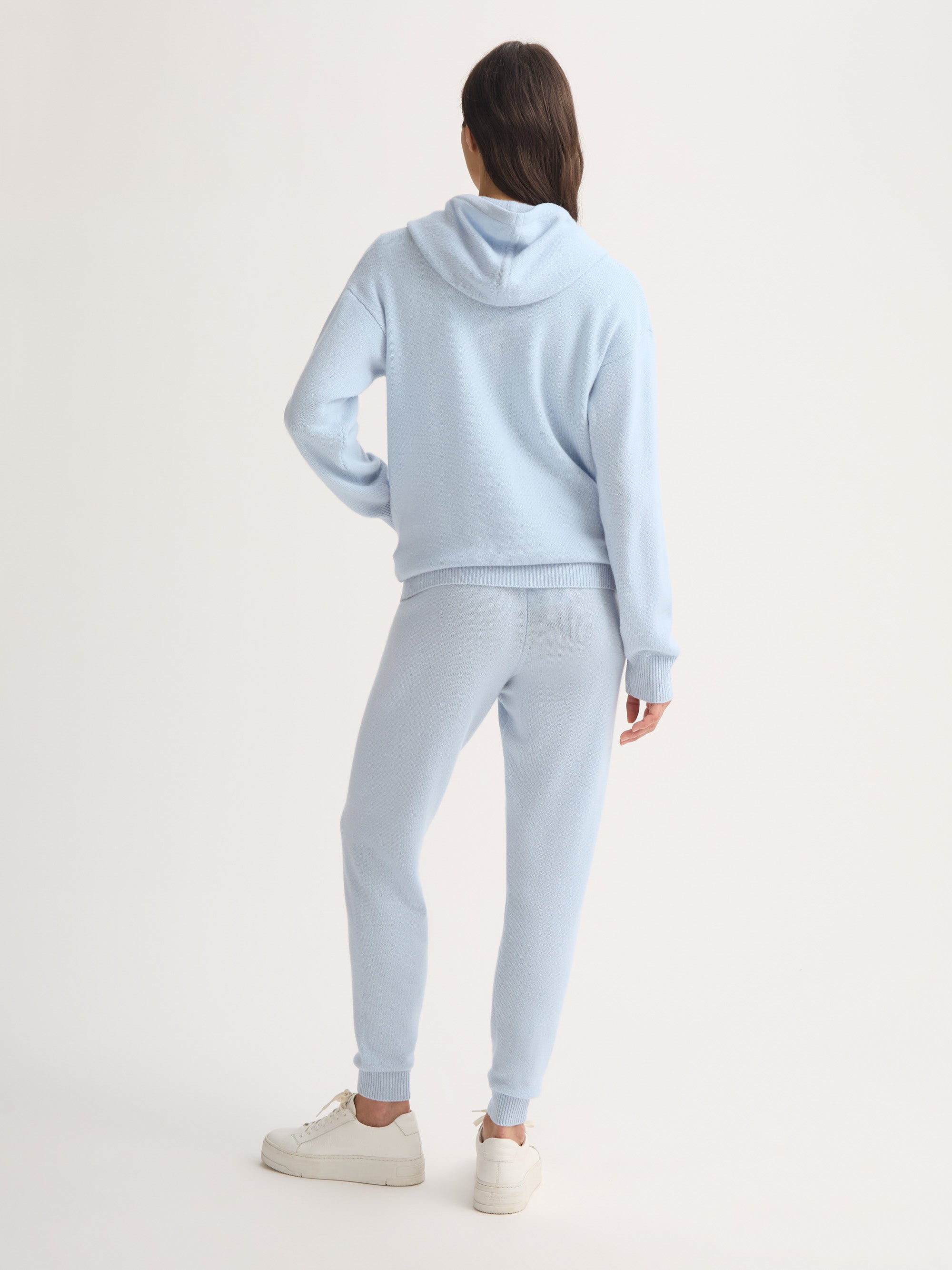 Women's Zip Up Hoodie Daphne Cashmere Glacier Blue