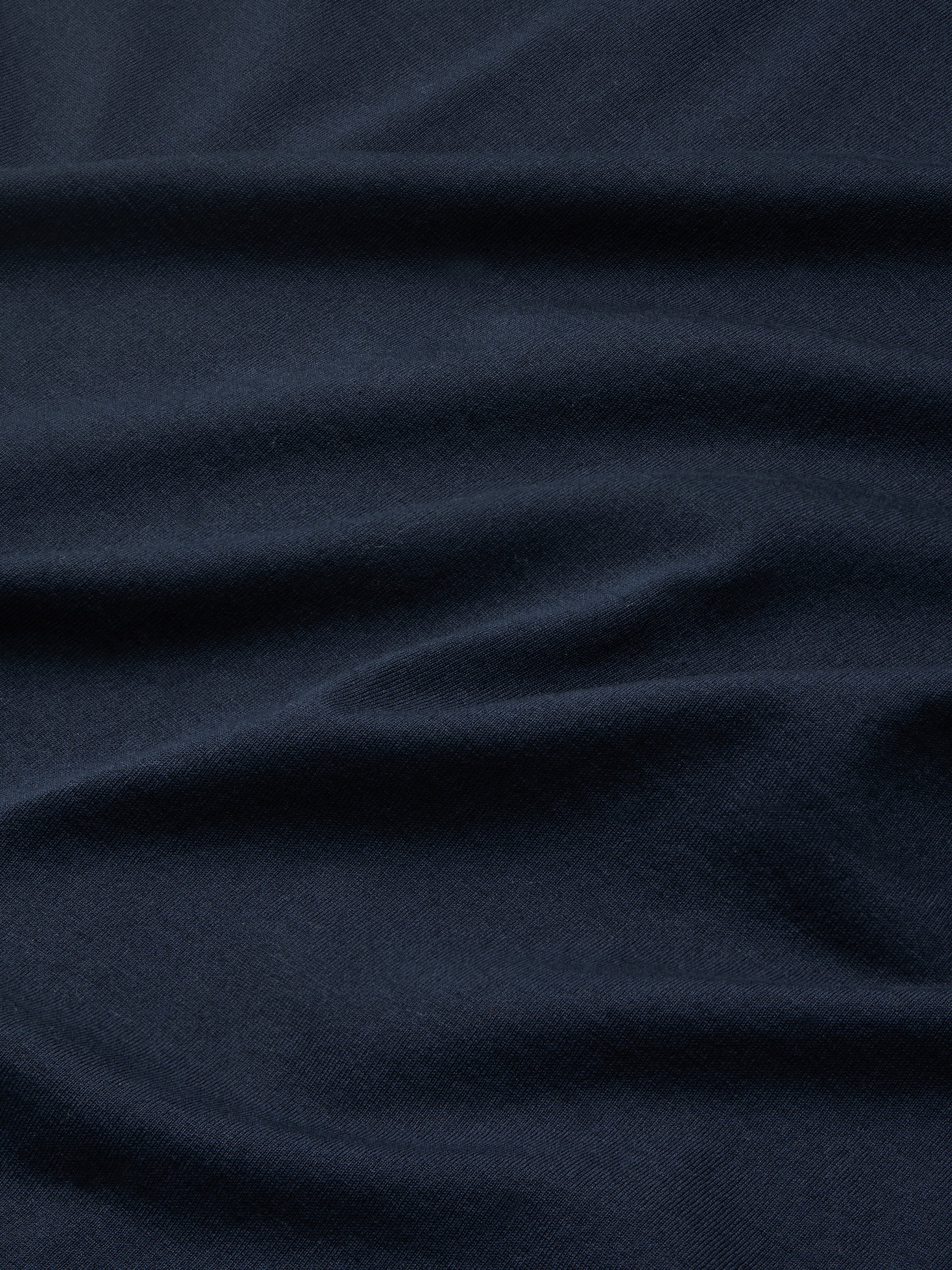 Women's Crew Neck T-Shirt Cotton Navy Blue