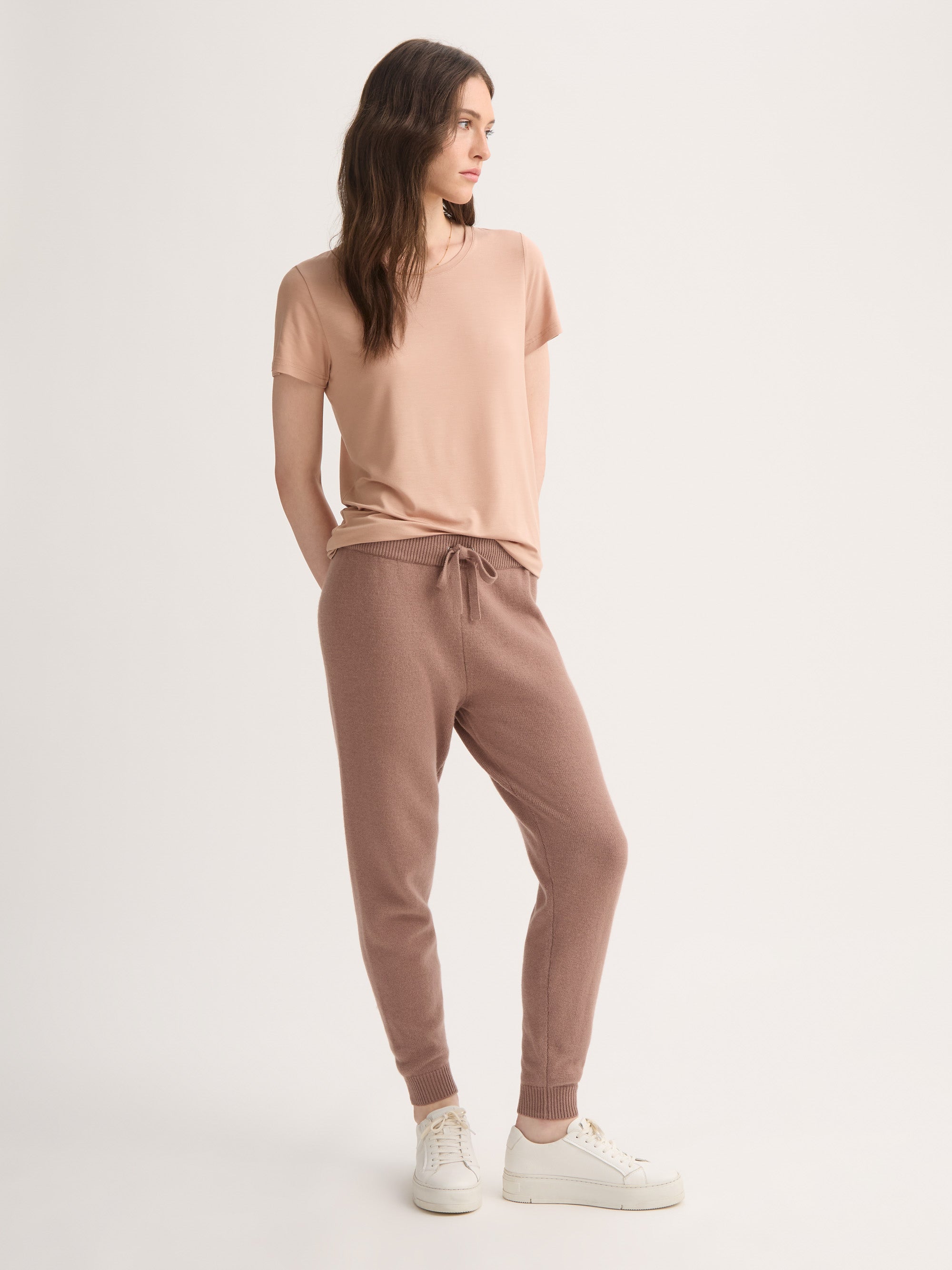 Women's Sweatpants Daphne Cashmere Rosewood