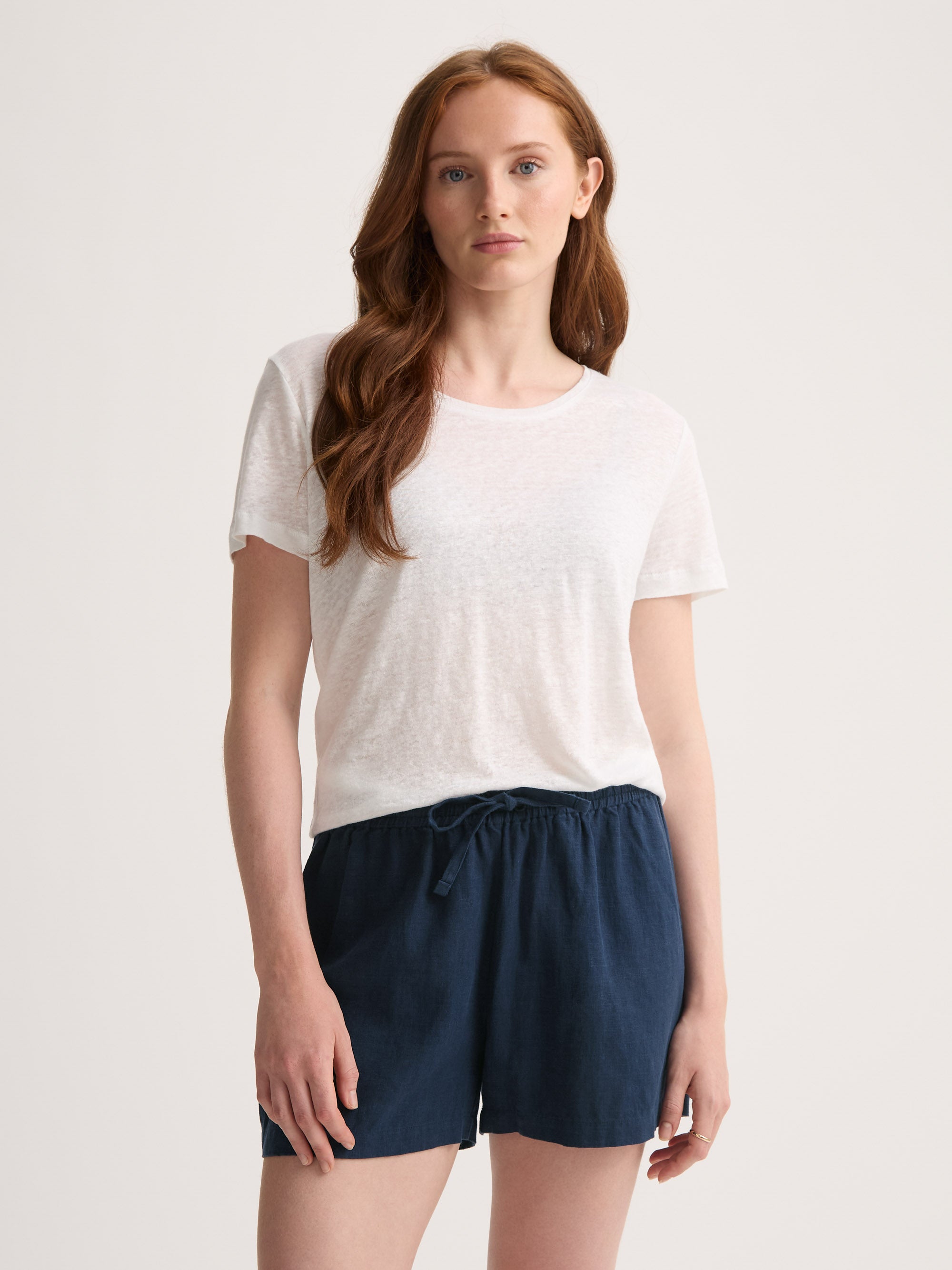 Women's Shorts Vienna Linen Navy