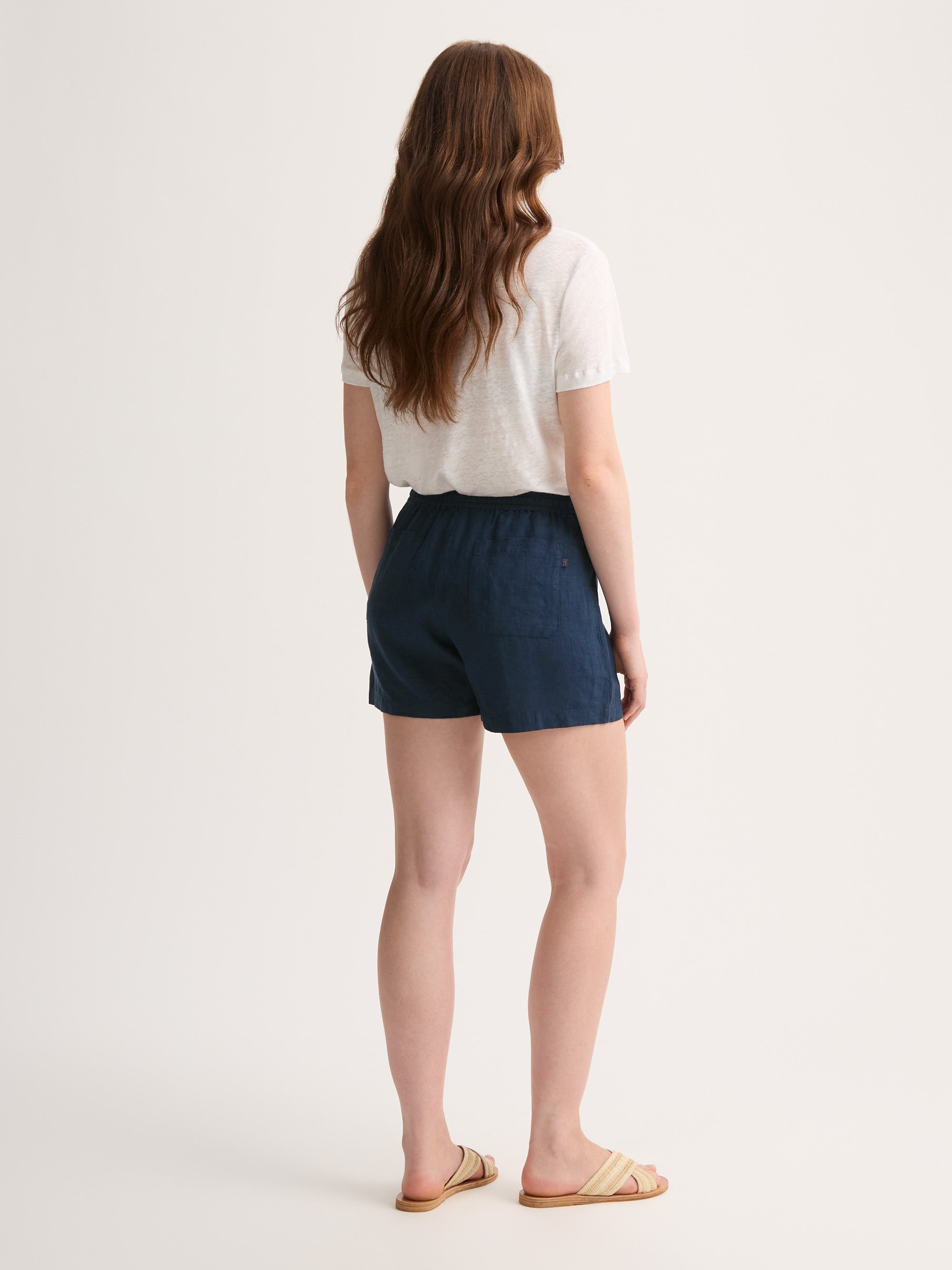 Women's Shorts Vienna Linen Navy