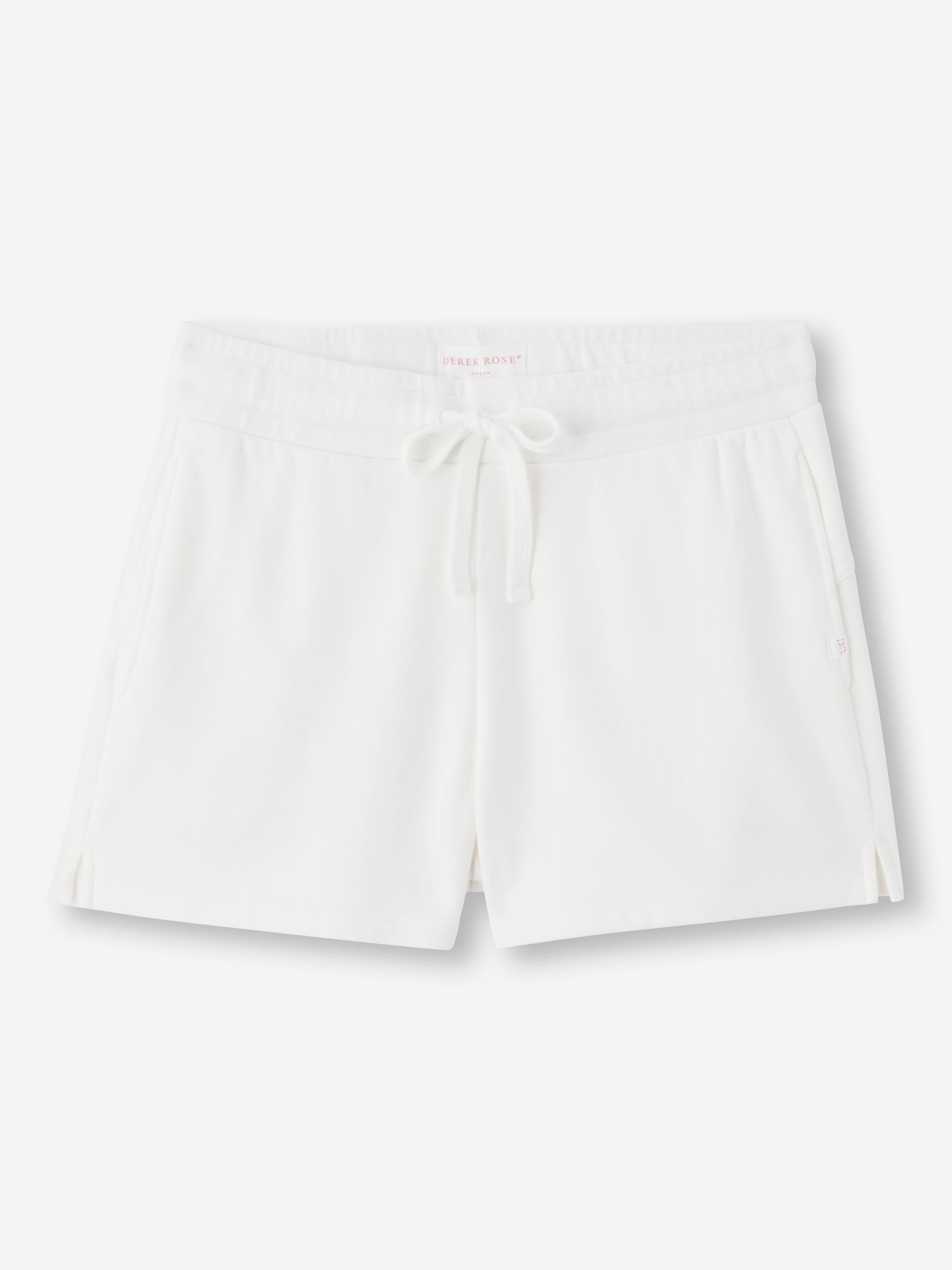 Women's Sweat Shorts Quinn Cotton Modal White