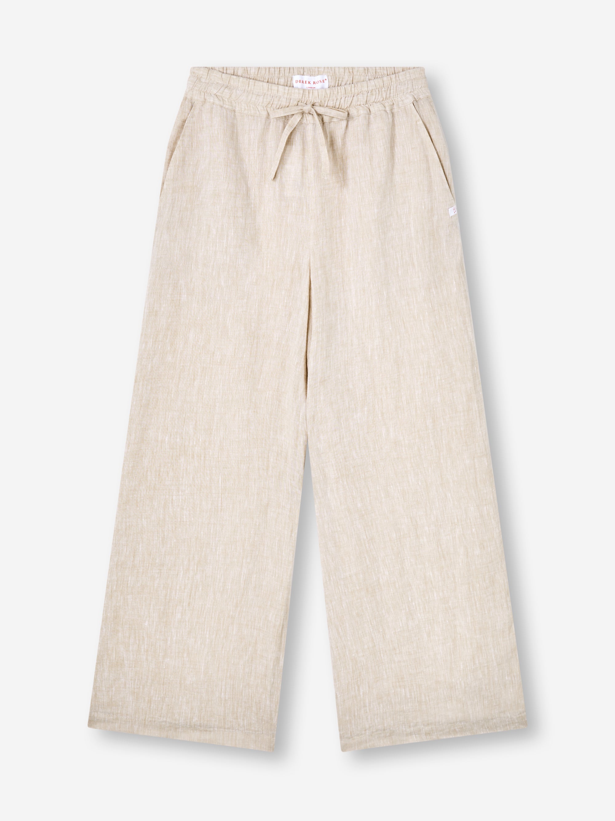 Women's Wide Leg Trousers Sicily Linen Sand