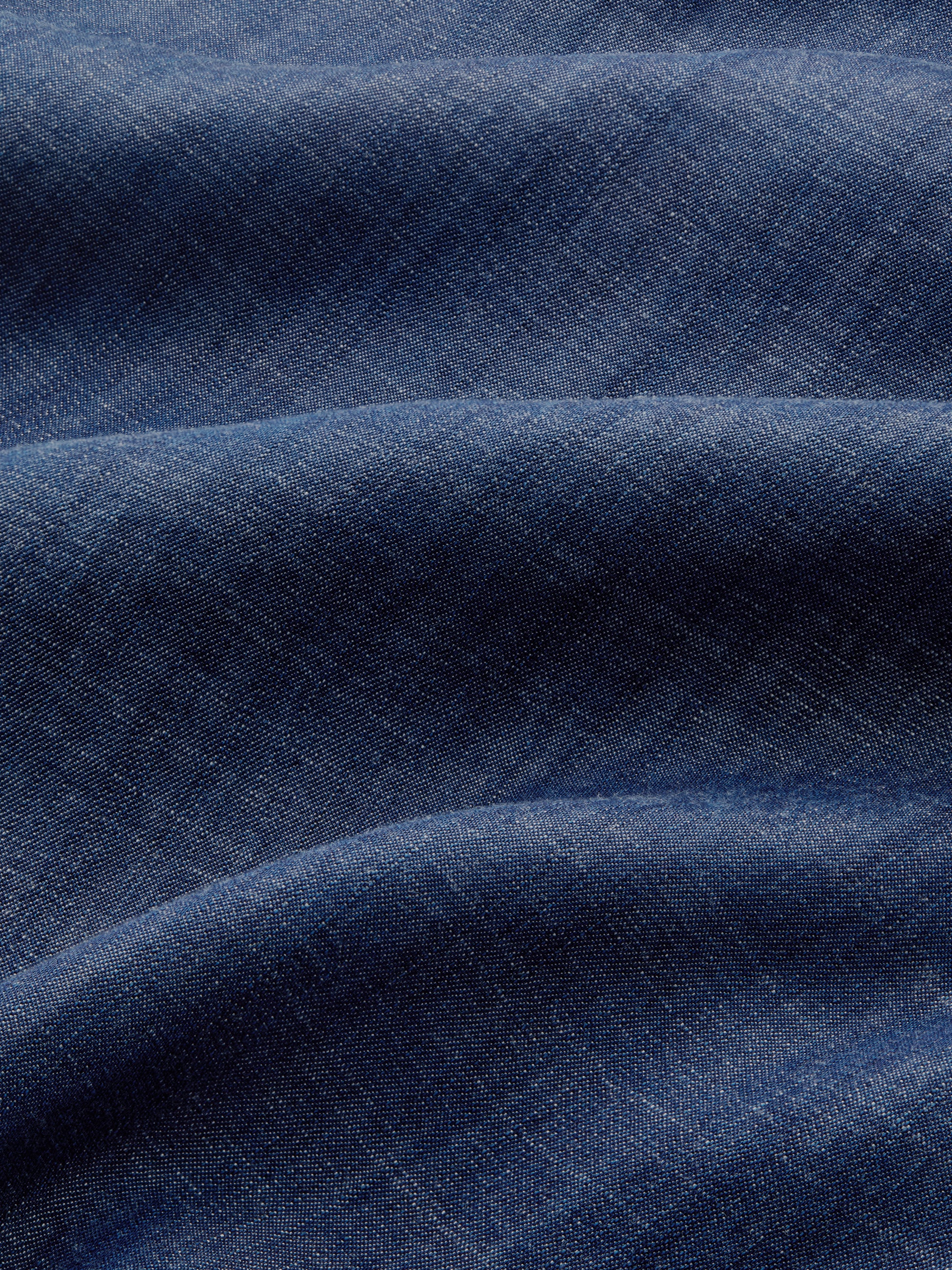 Women's Wide Leg Trousers Erin Chambray Denim Blue