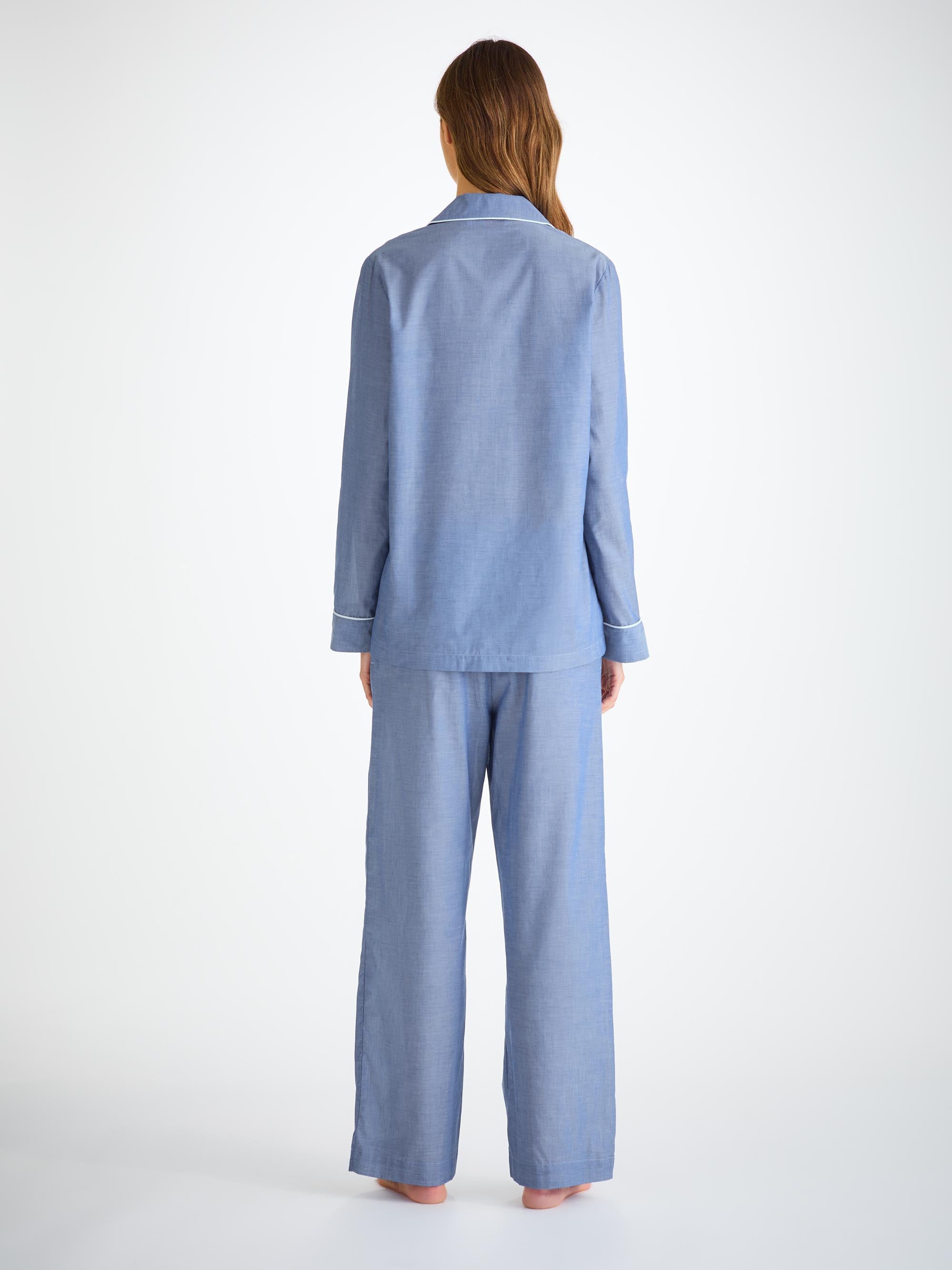 Women's Pyjamas Amalfi Cotton Batiste Denim