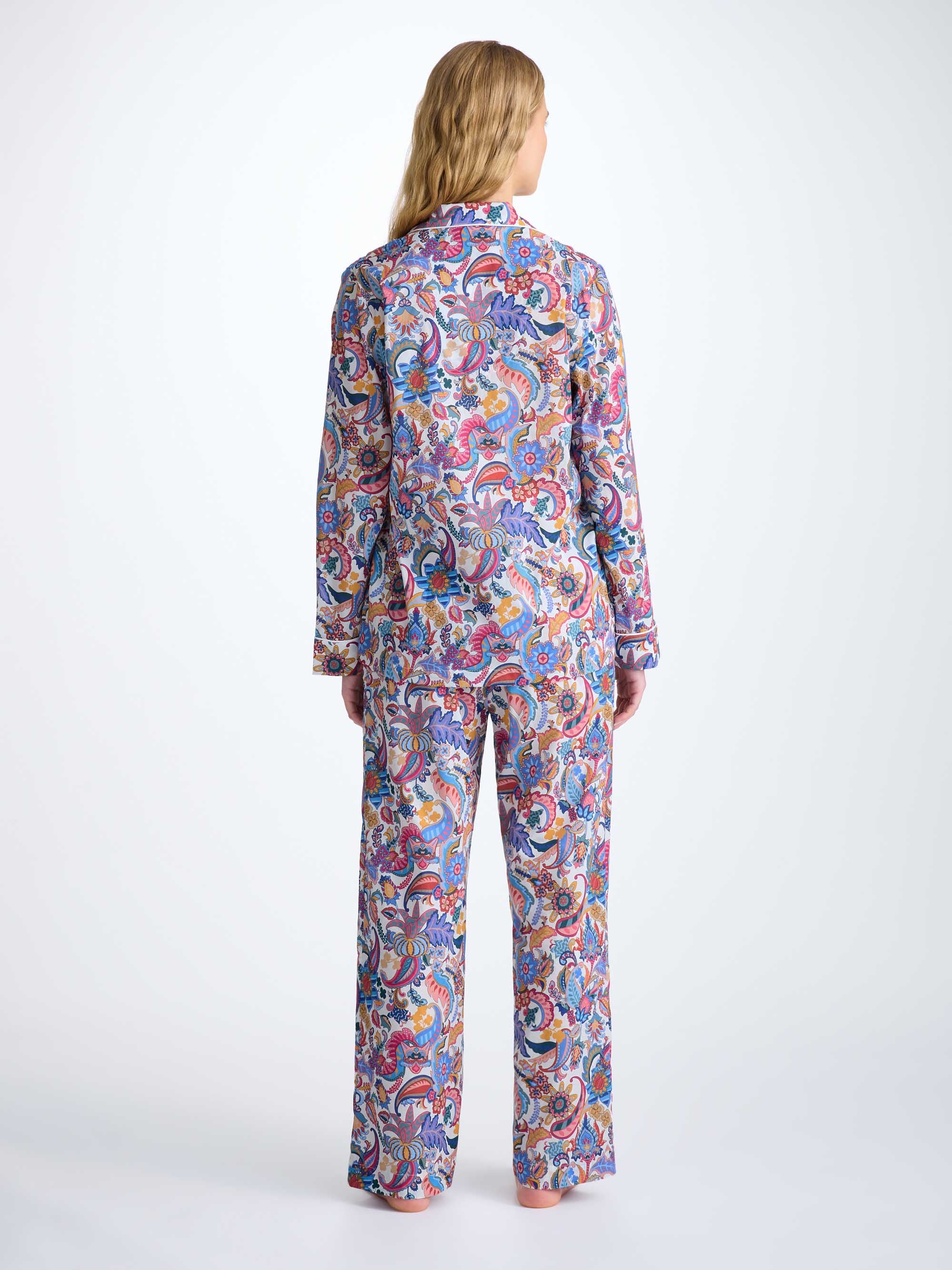 Women's Pyjamas Cotton Batiste Multi Jungle Paisley Print