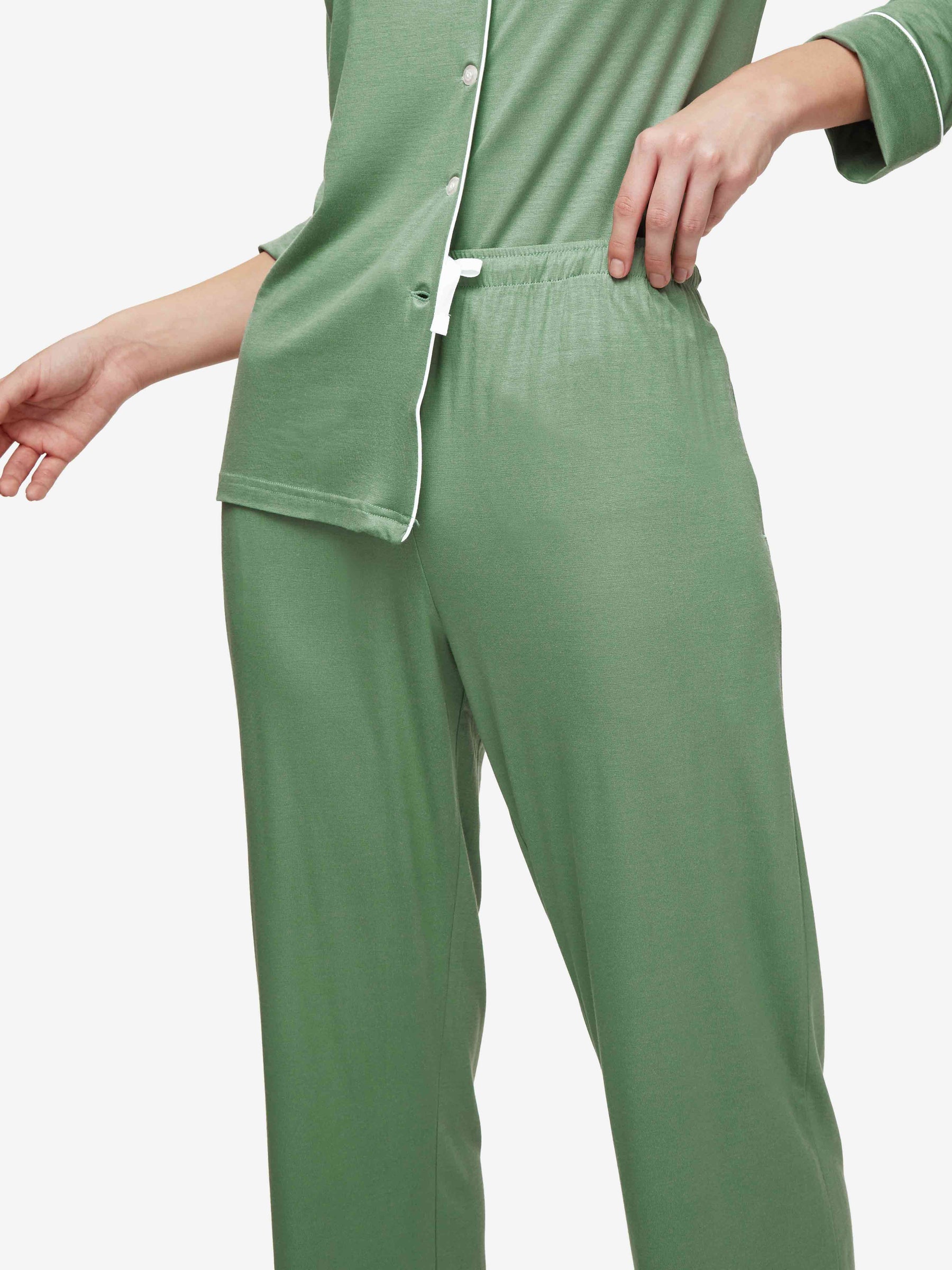 Women's Pyjamas Lara Micro Modal Stretch Sage Green