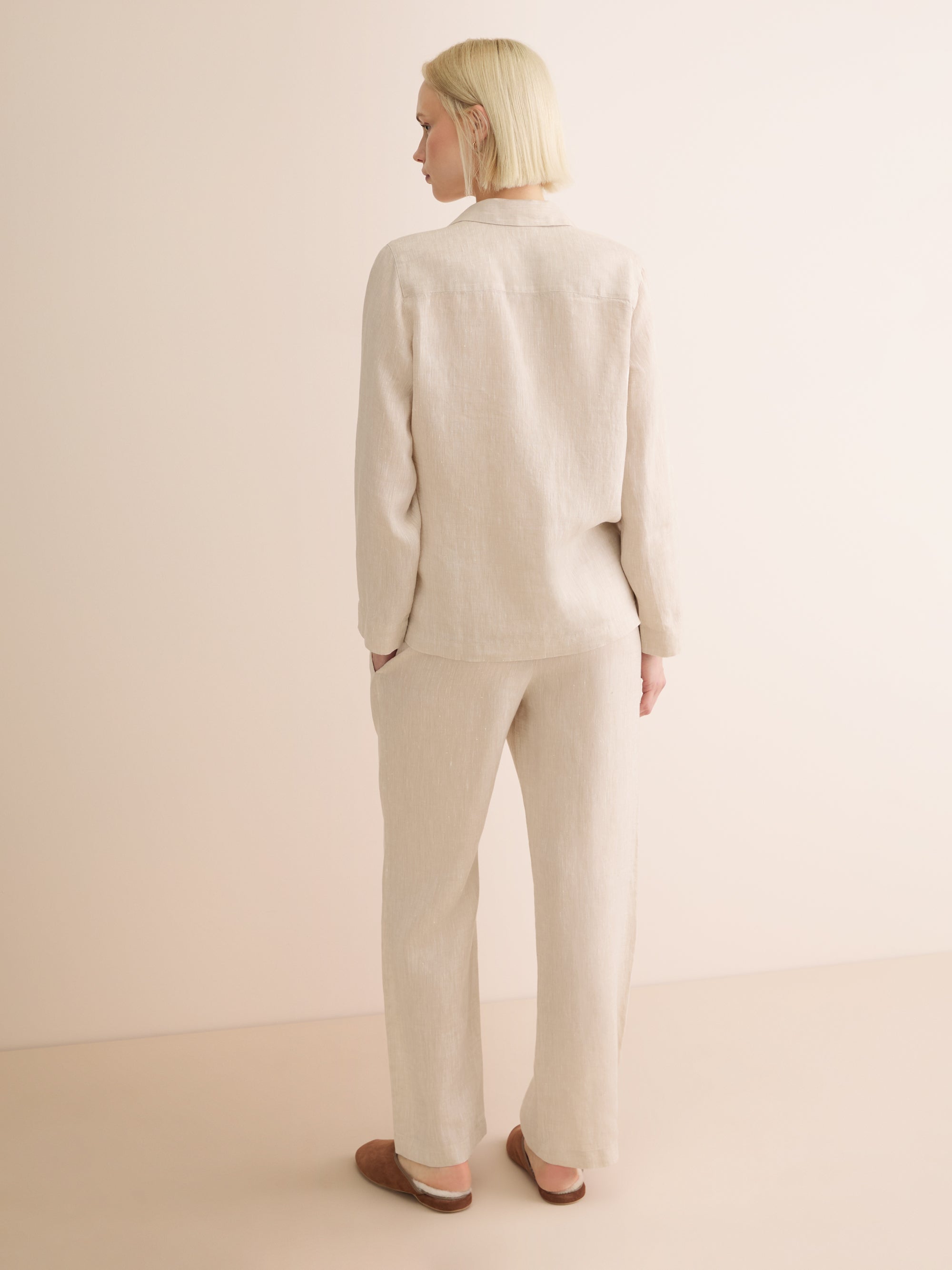 Women's Pyjamas Sicily Linen Sand