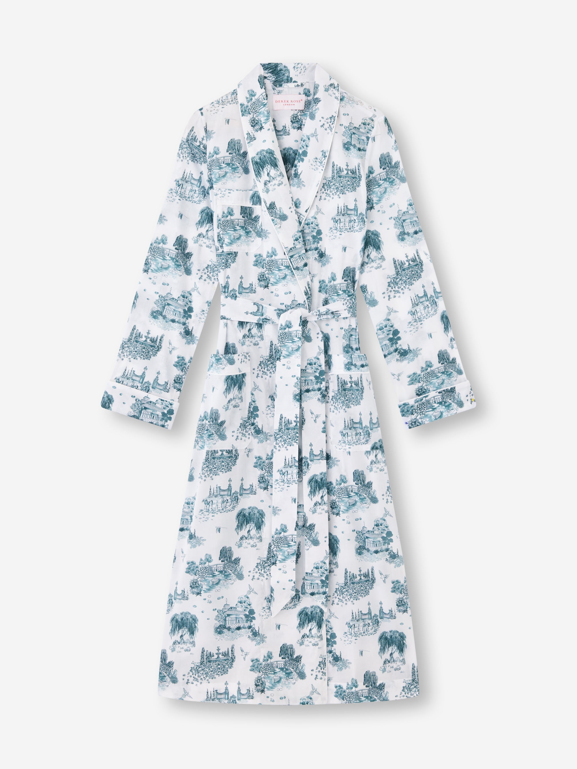Women's Robe London Toile White