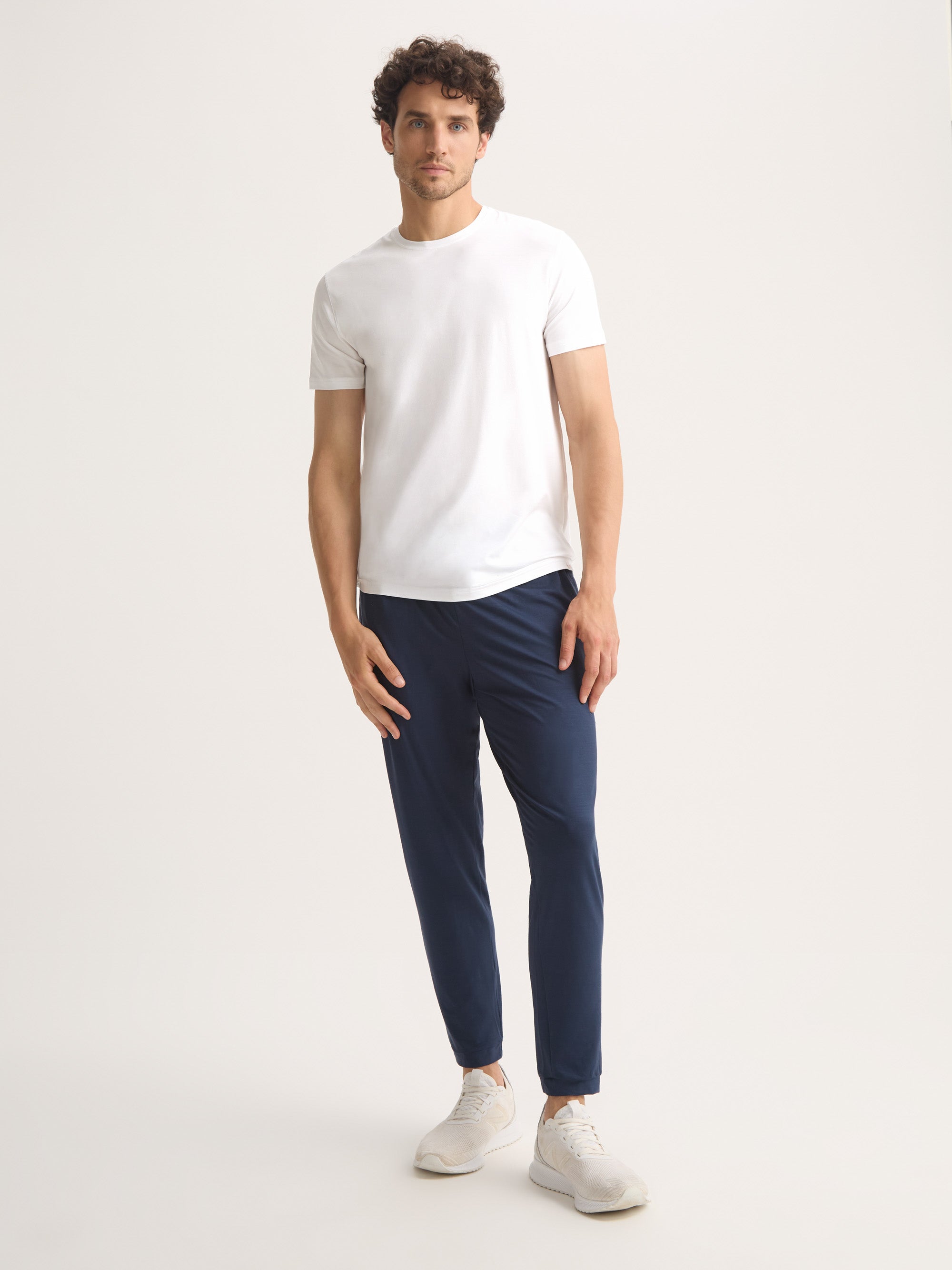 Men's T-Shirt Basel Micro Modal Stretch White