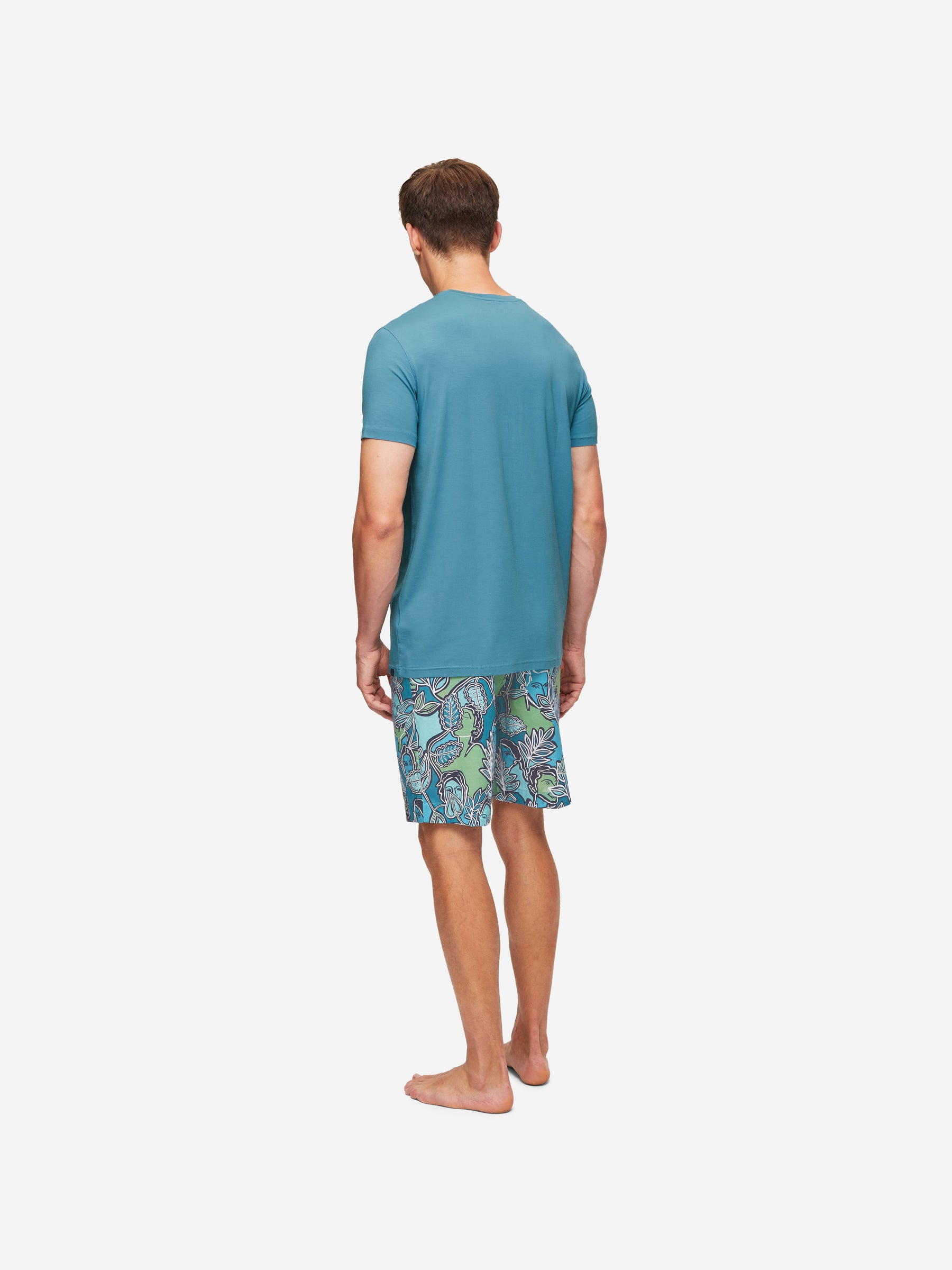 Men's T-Shirt Basel Micro Modal Stretch Harbour Blue