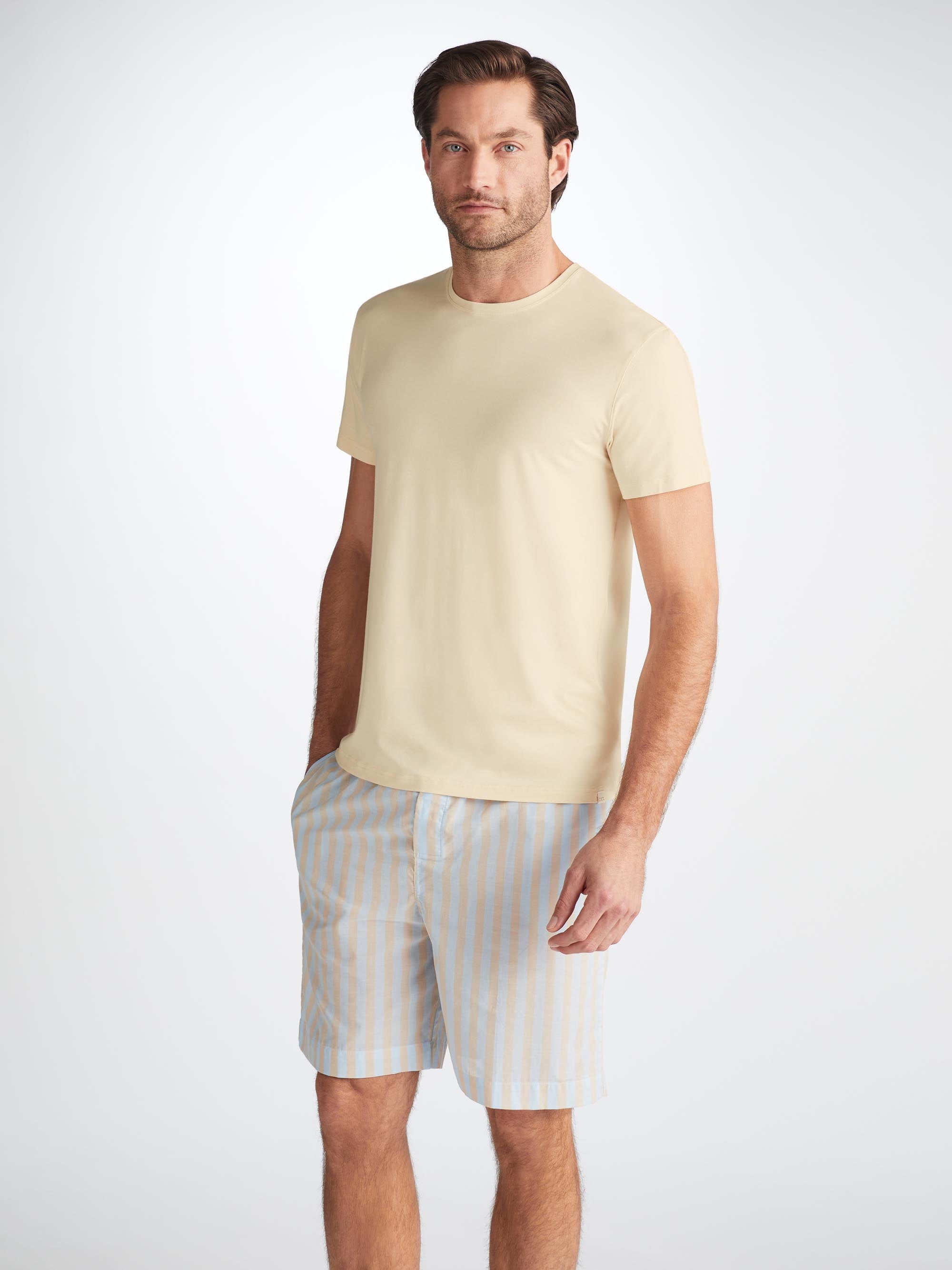 Men's T-Shirt Basel Micro Modal Stretch Ecru