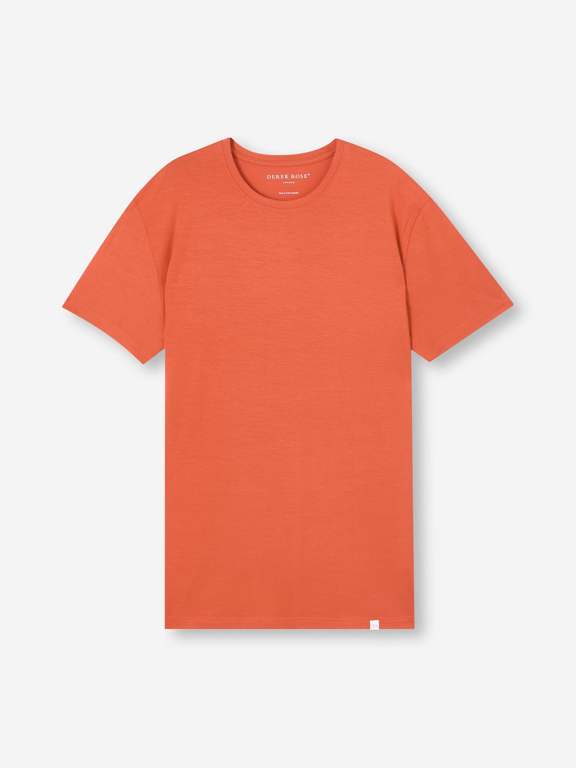 Men's T-Shirt Basel Micro Modal Stretch Spiced Orange