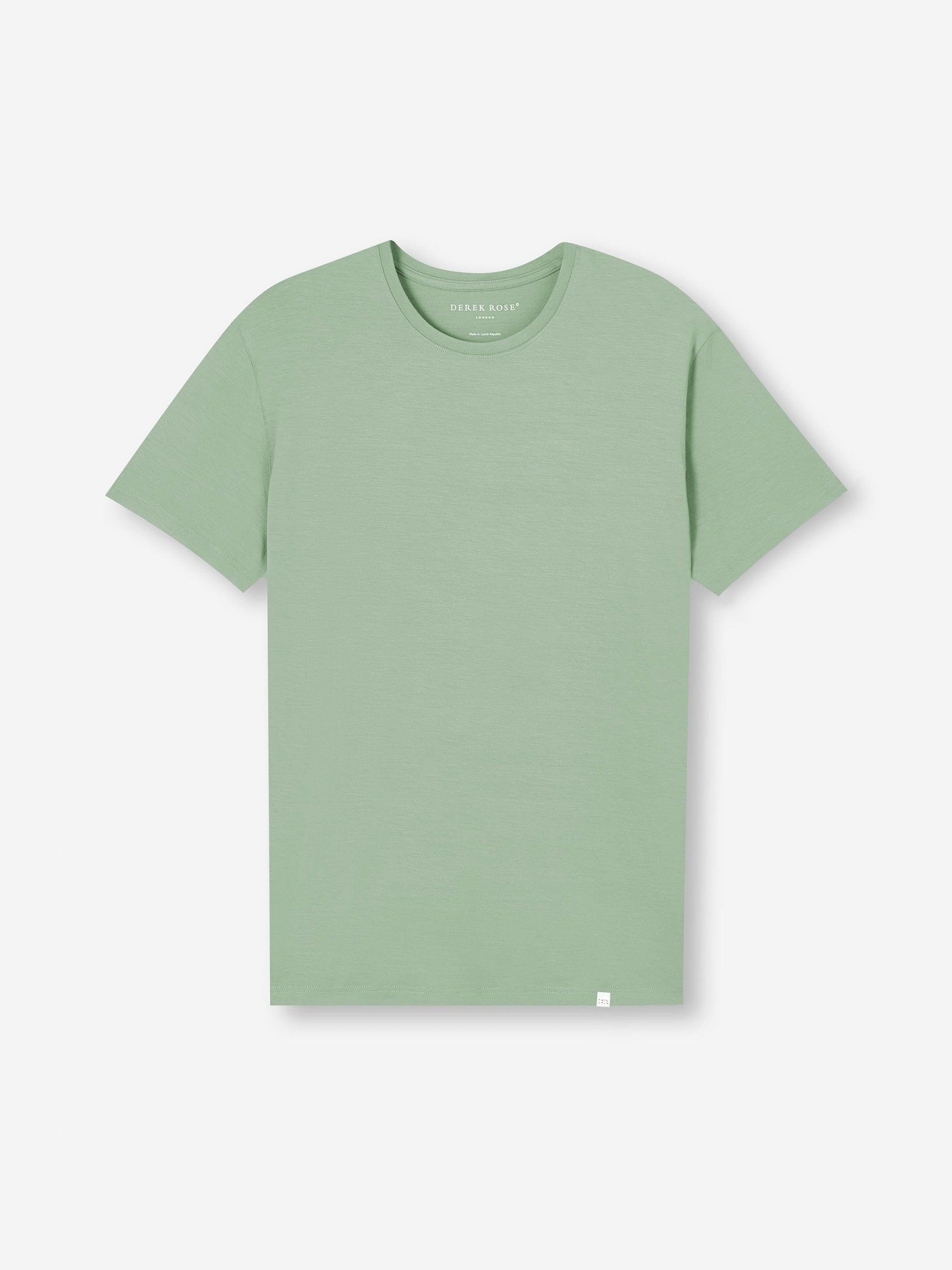 Men's T-Shirt Basel Micro Modal Stretch Eucalyptus