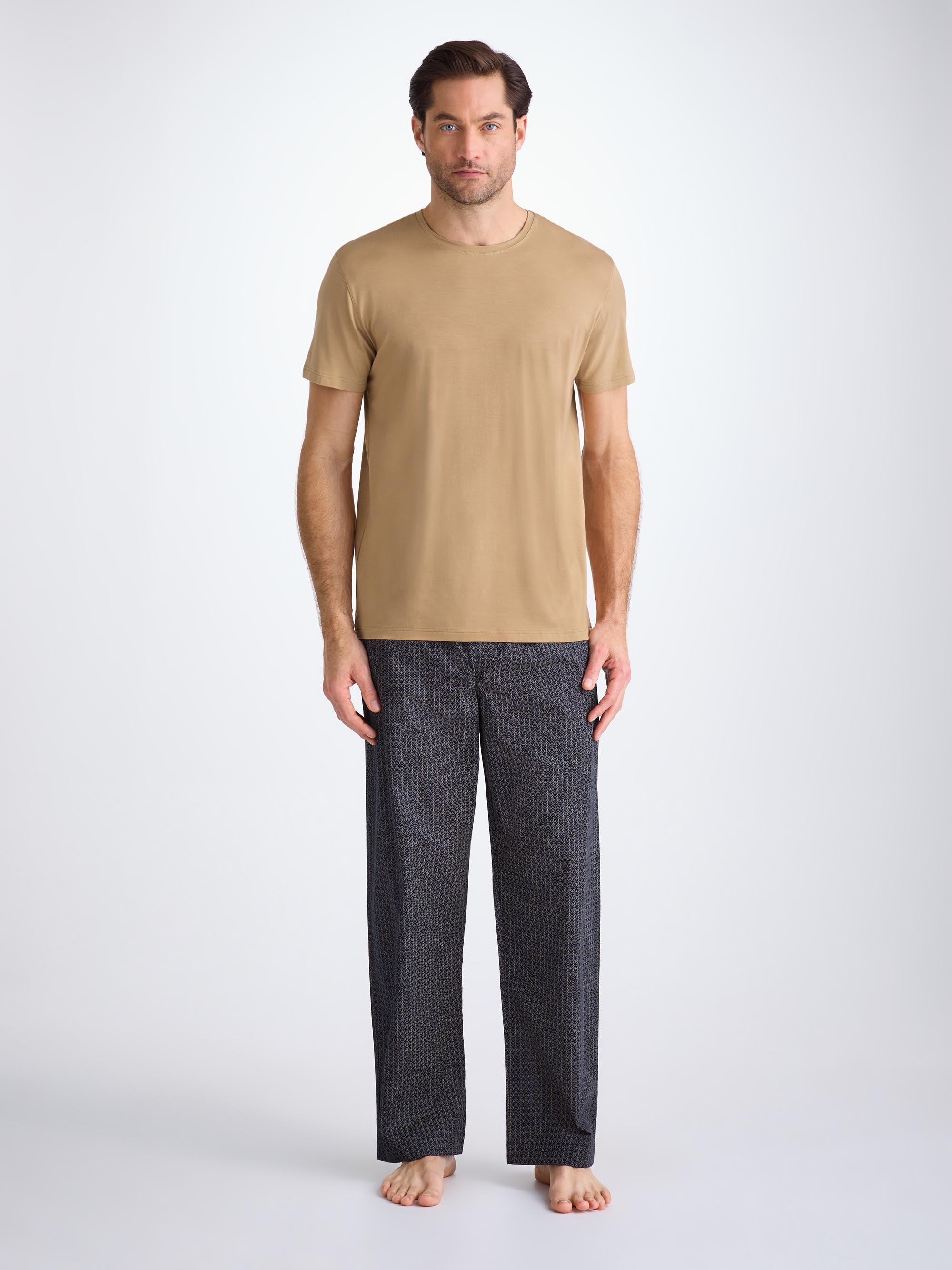 Men's T-Shirt Basel Micro Modal Stretch Camel