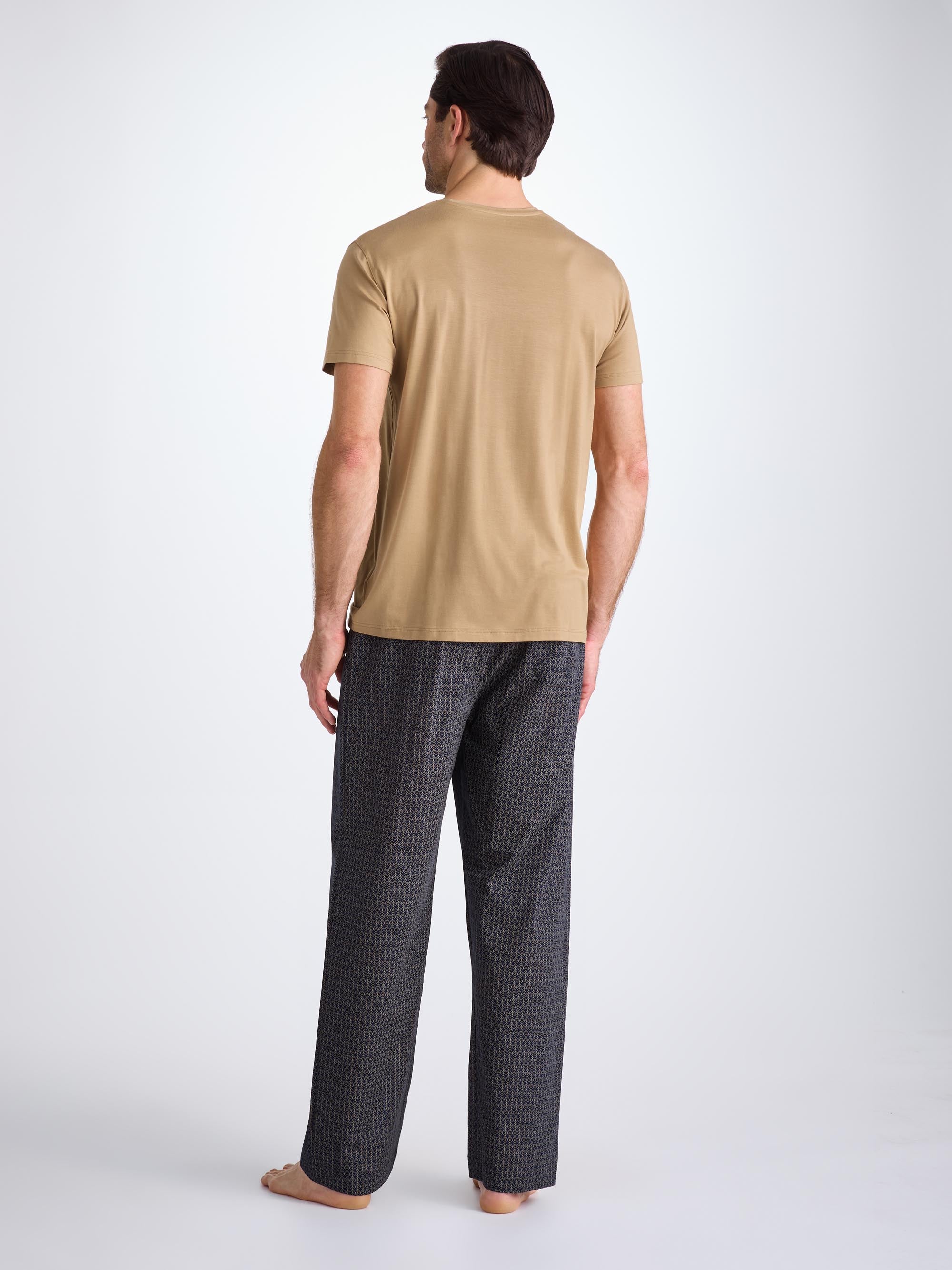 Men's T-Shirt Basel Micro Modal Stretch Camel