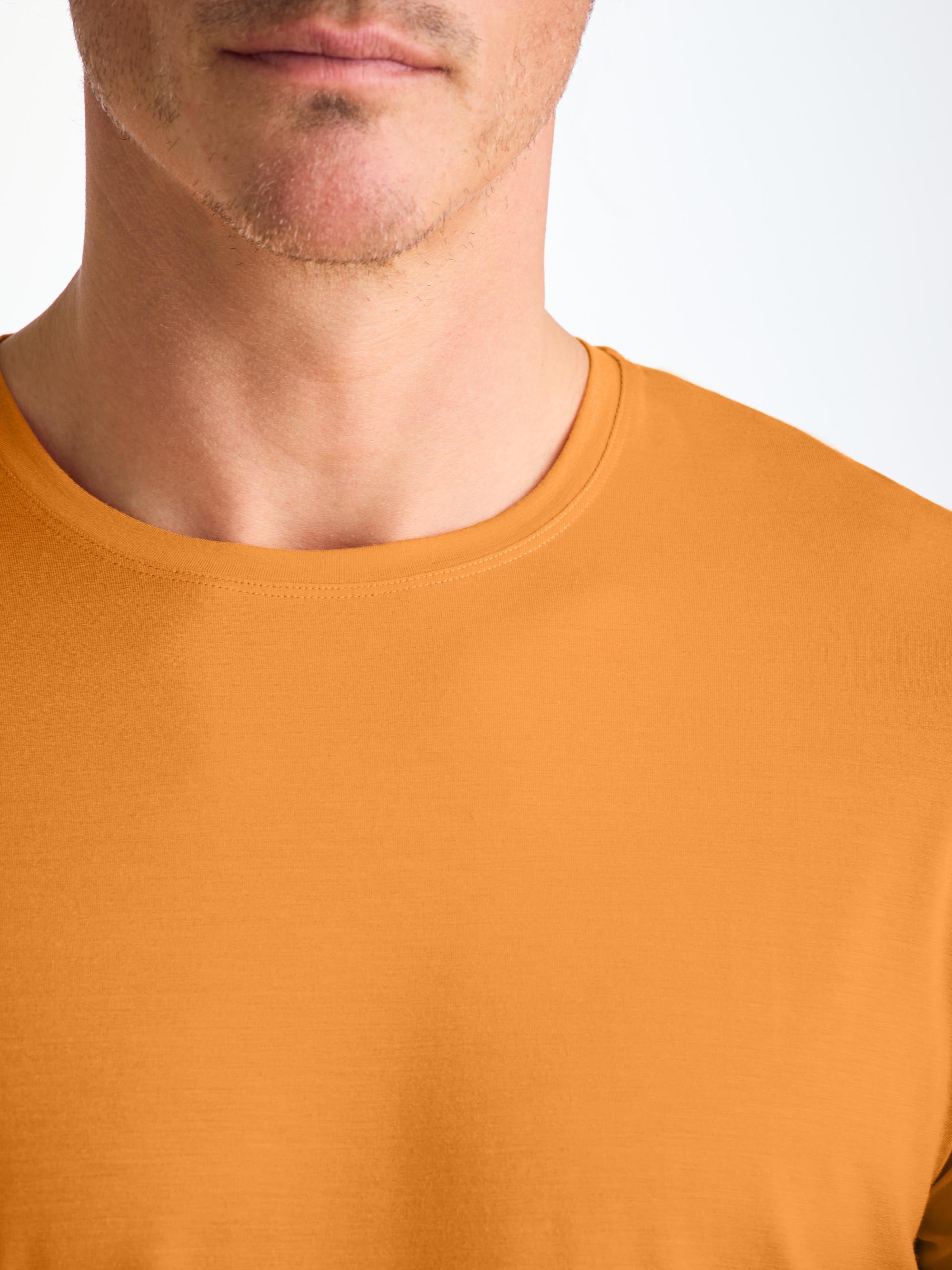 Men's T-Shirt Basel Micro Modal Stretch Apricot
