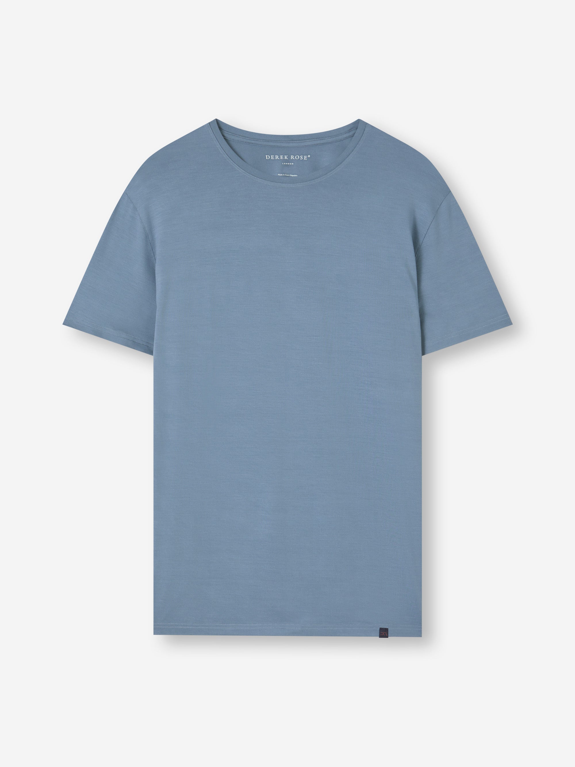 Men's T-Shirt Basel Micro Modal Stretch Storm Blue