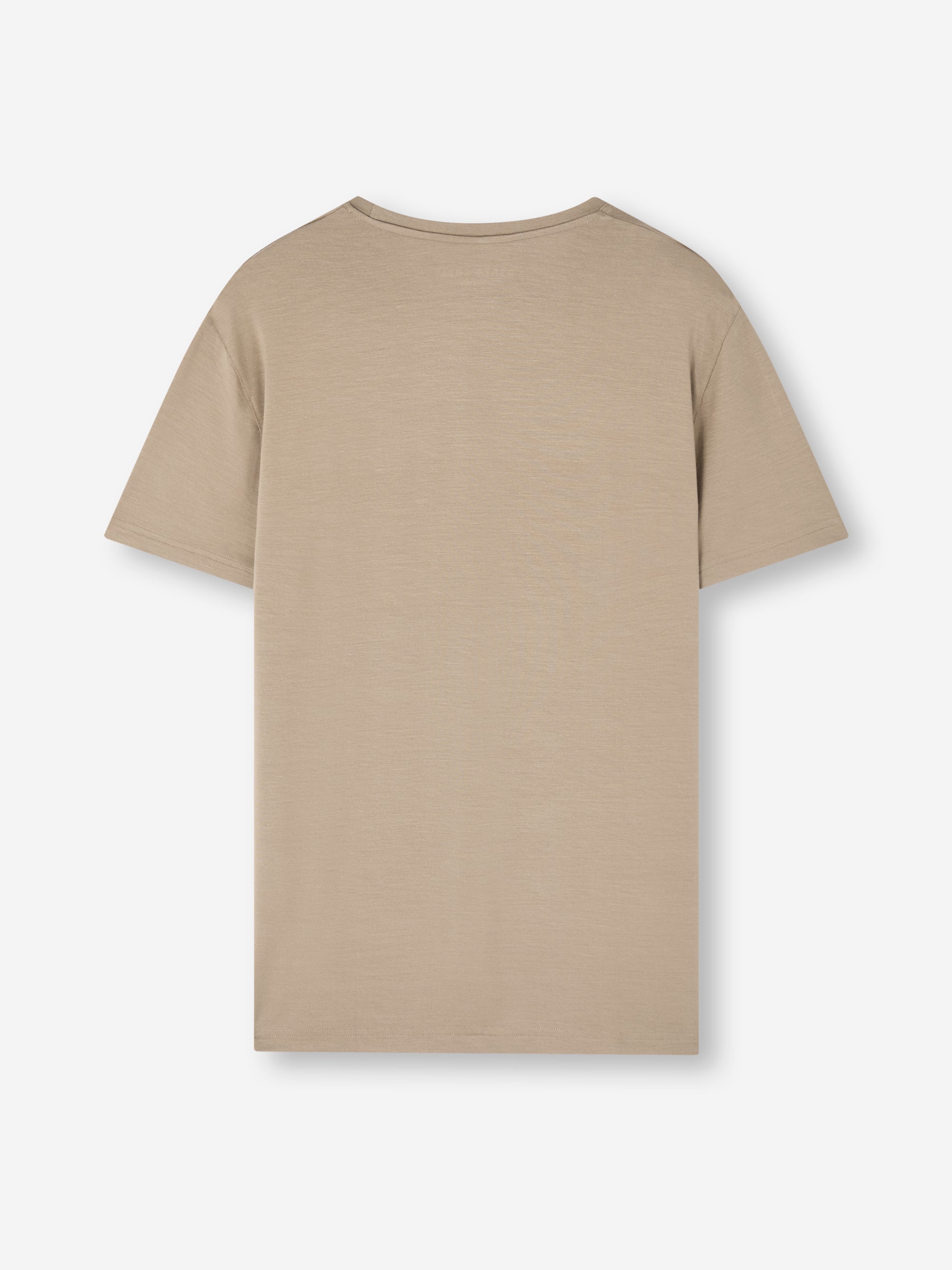 Men's T-Shirt Basel Micro Modal Stretch Taupe
