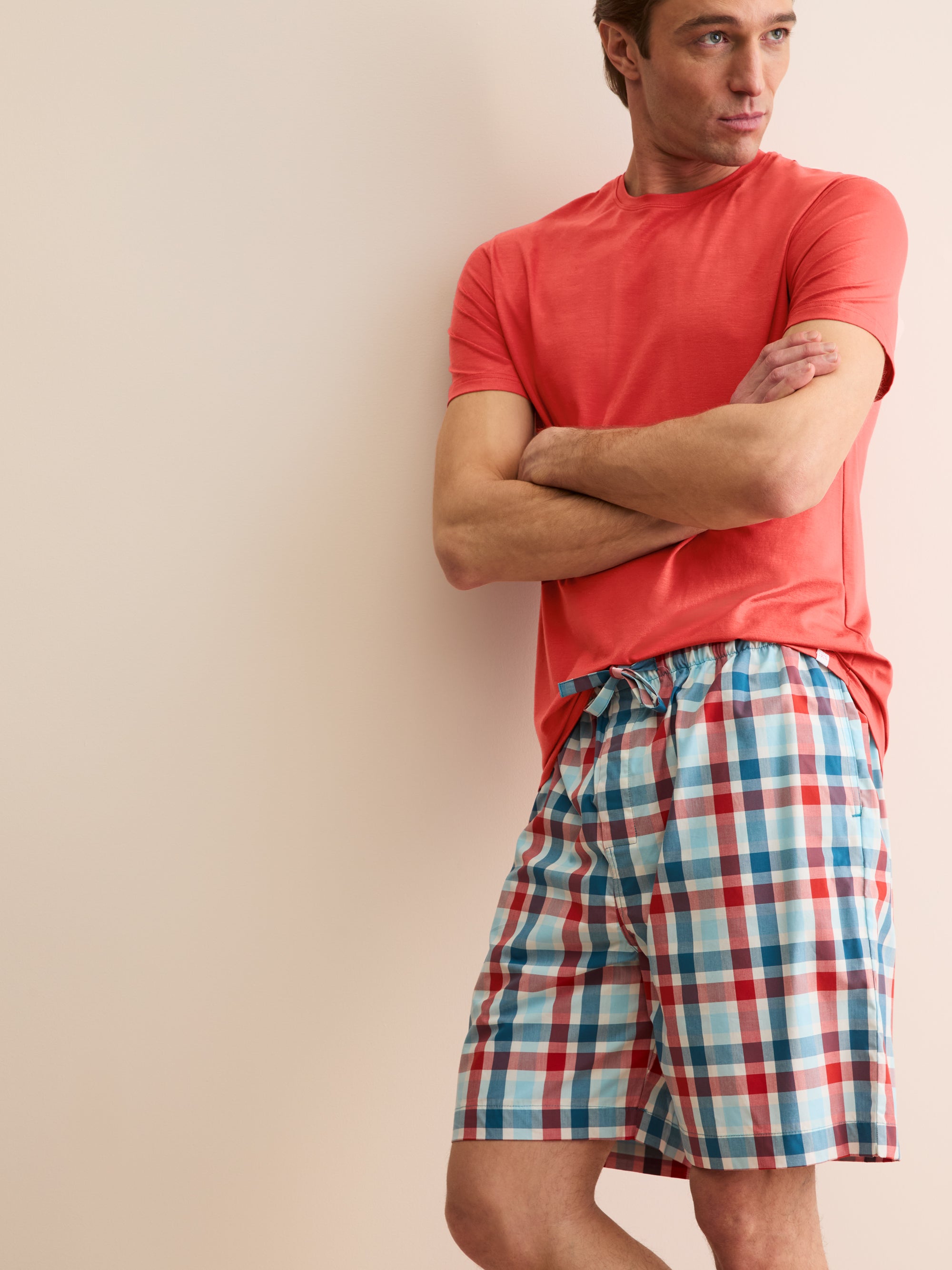 Men's T-Shirt Basel Micro Modal Stretch Rich Red