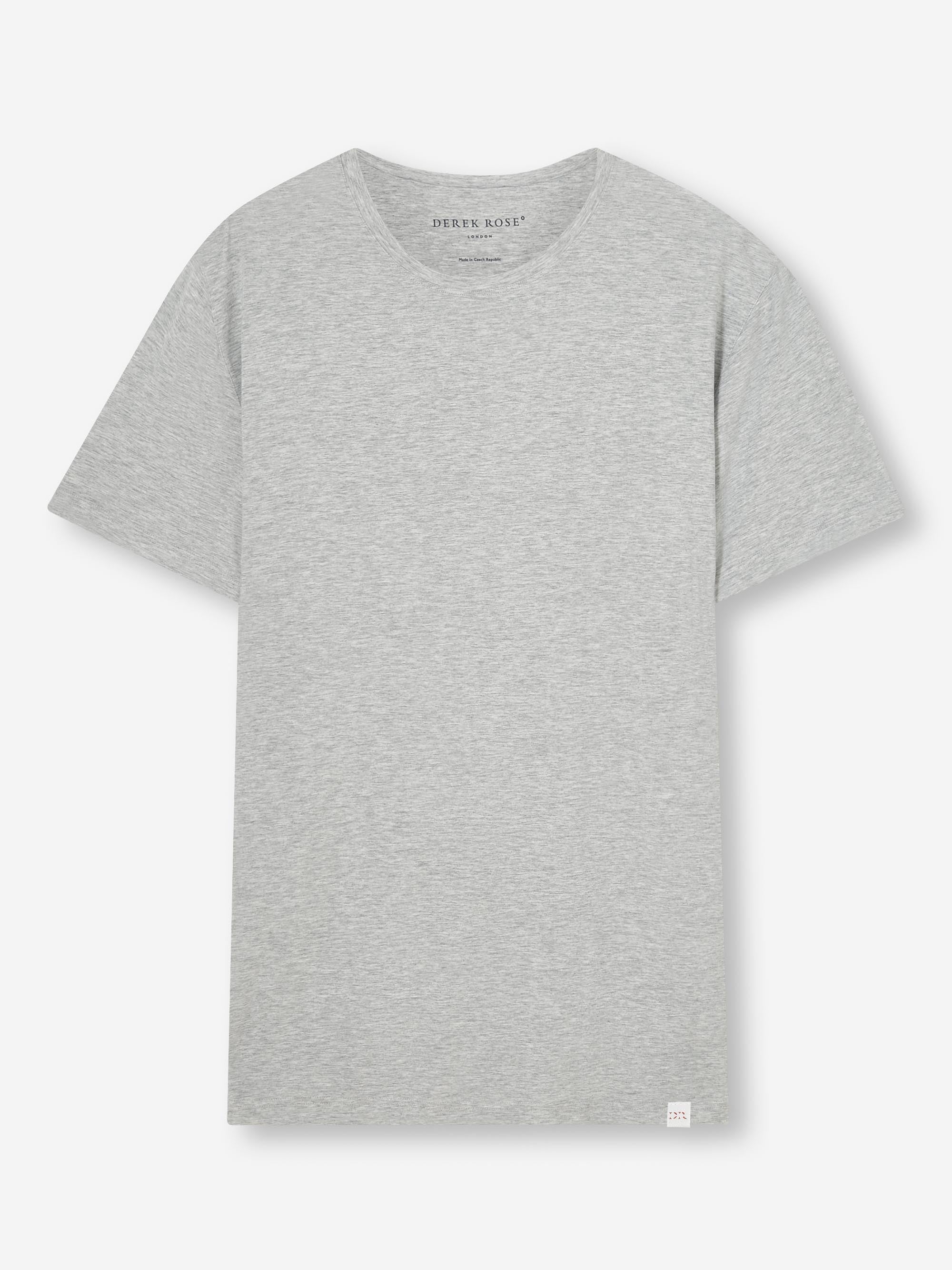 Men's T-Shirt Ethan Micro Modal Stretch Silver Marl