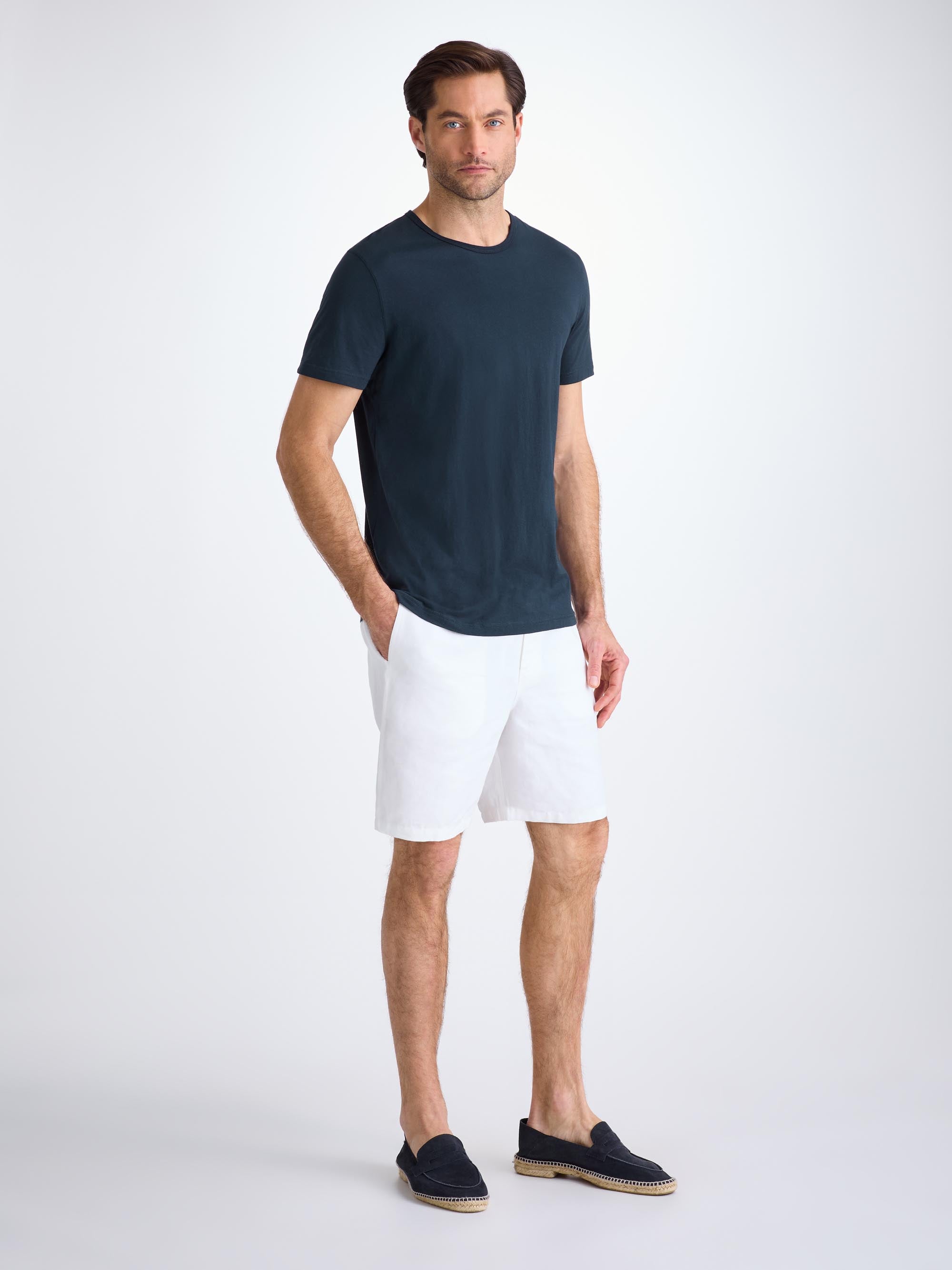 Men's T-Shirt Riley Pima Cotton Navy