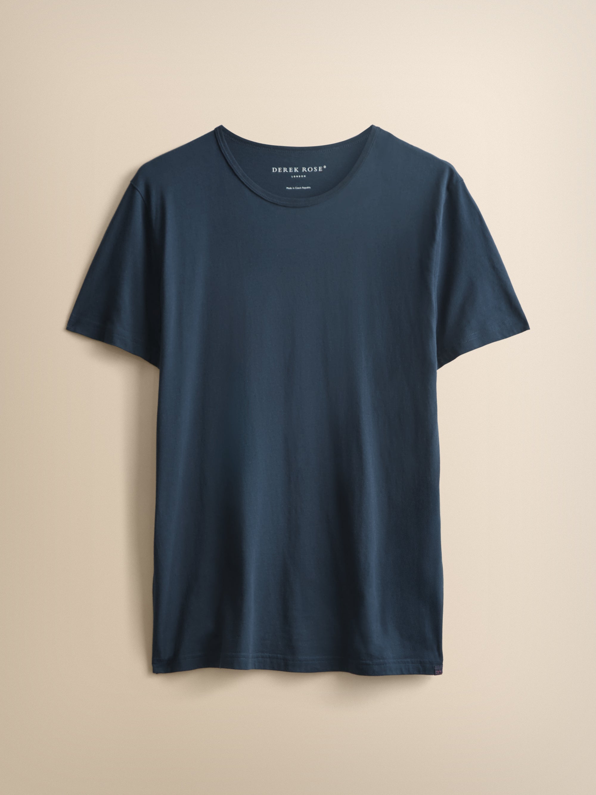 Riley Cotton T-Shirt Navy Blue