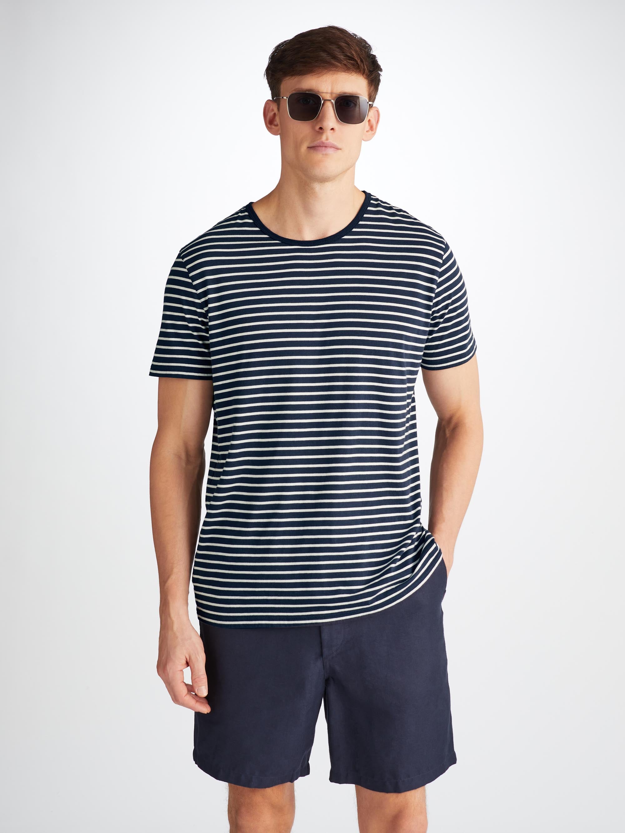 Men's T-Shirt Ryder Pima Cotton Navy