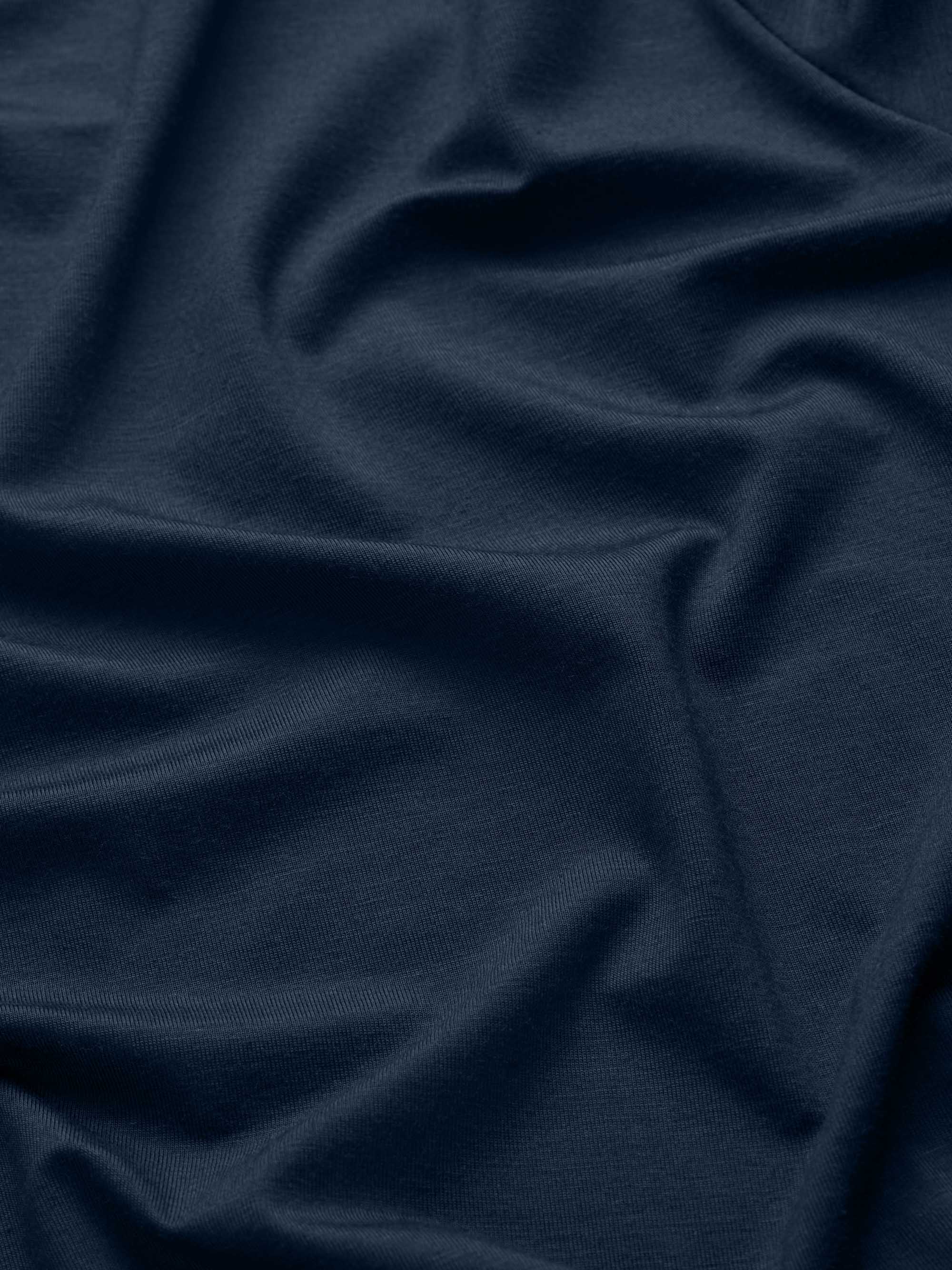 Men's Long Sleeve T-Shirt Basel Micro Modal Stretch Navy